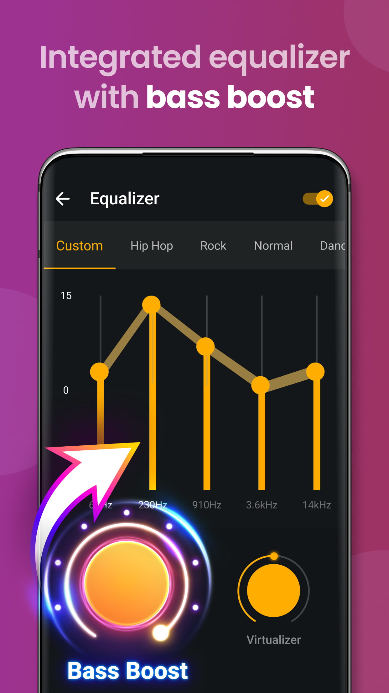 اسکرین شات 7 برنامه Music Player & MP3, Bass Boost