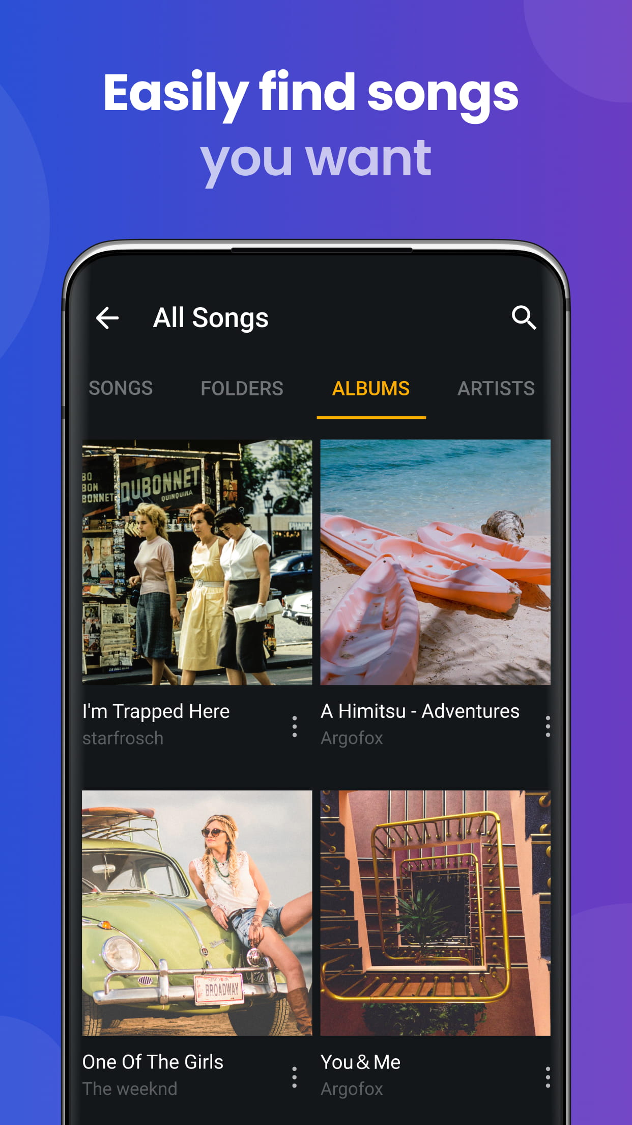 اسکرین شات 5 برنامه Music Player & MP3, Bass Boost