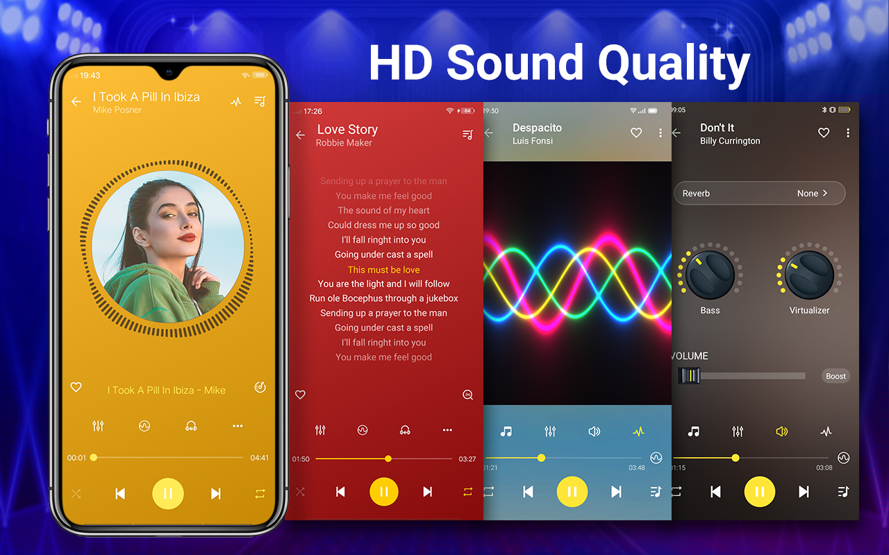 اسکرین شات 3 برنامه Music Player - MP3 Player