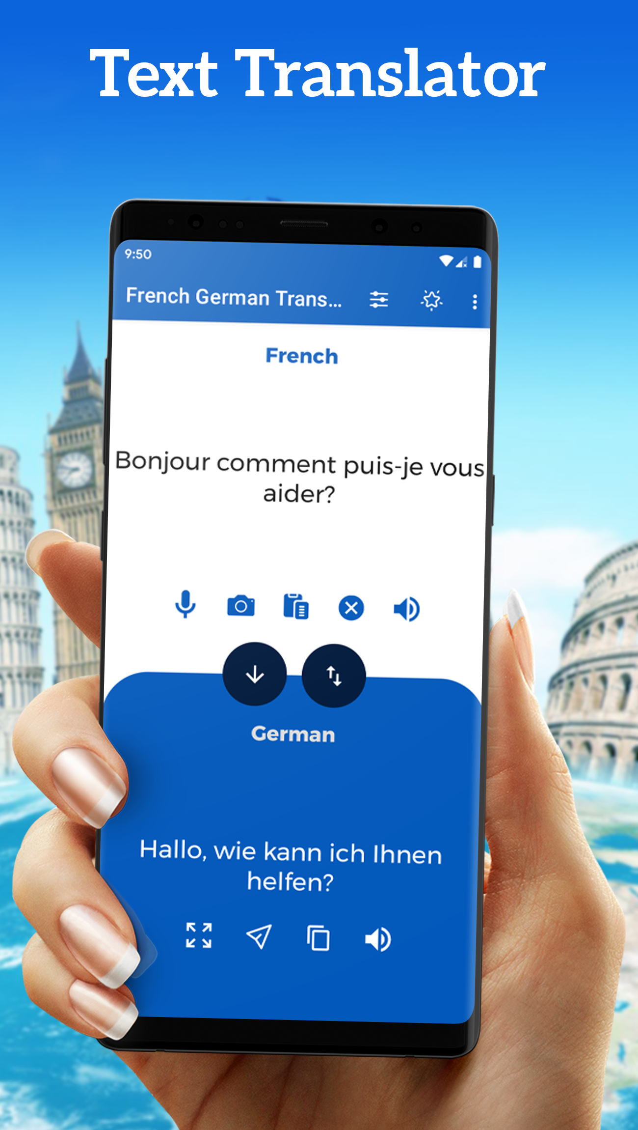 اسکرین شات 1 برنامه German French Translator