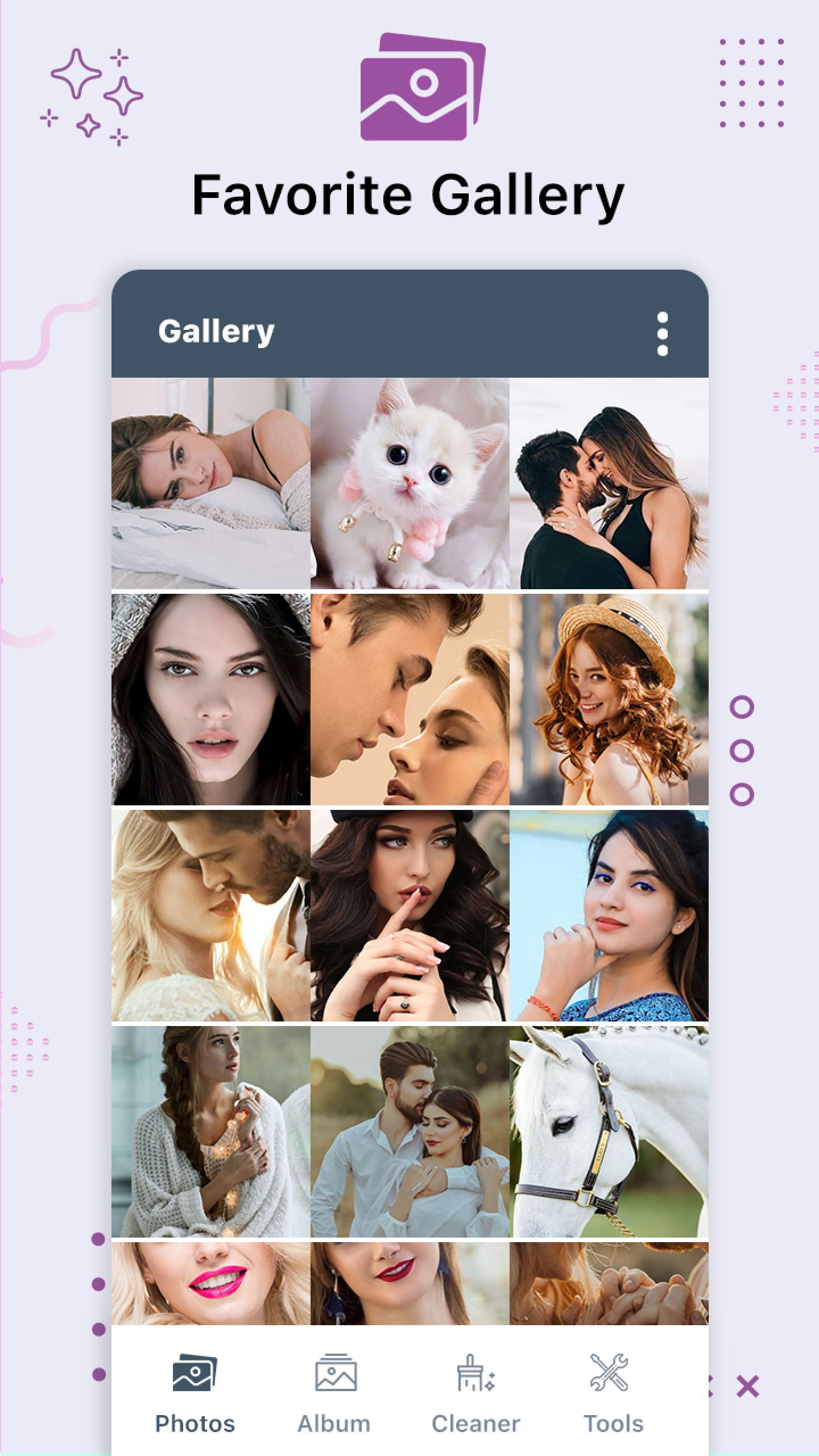 اسکرین شات 2 برنامه Gallery - Photo & Video Editor
