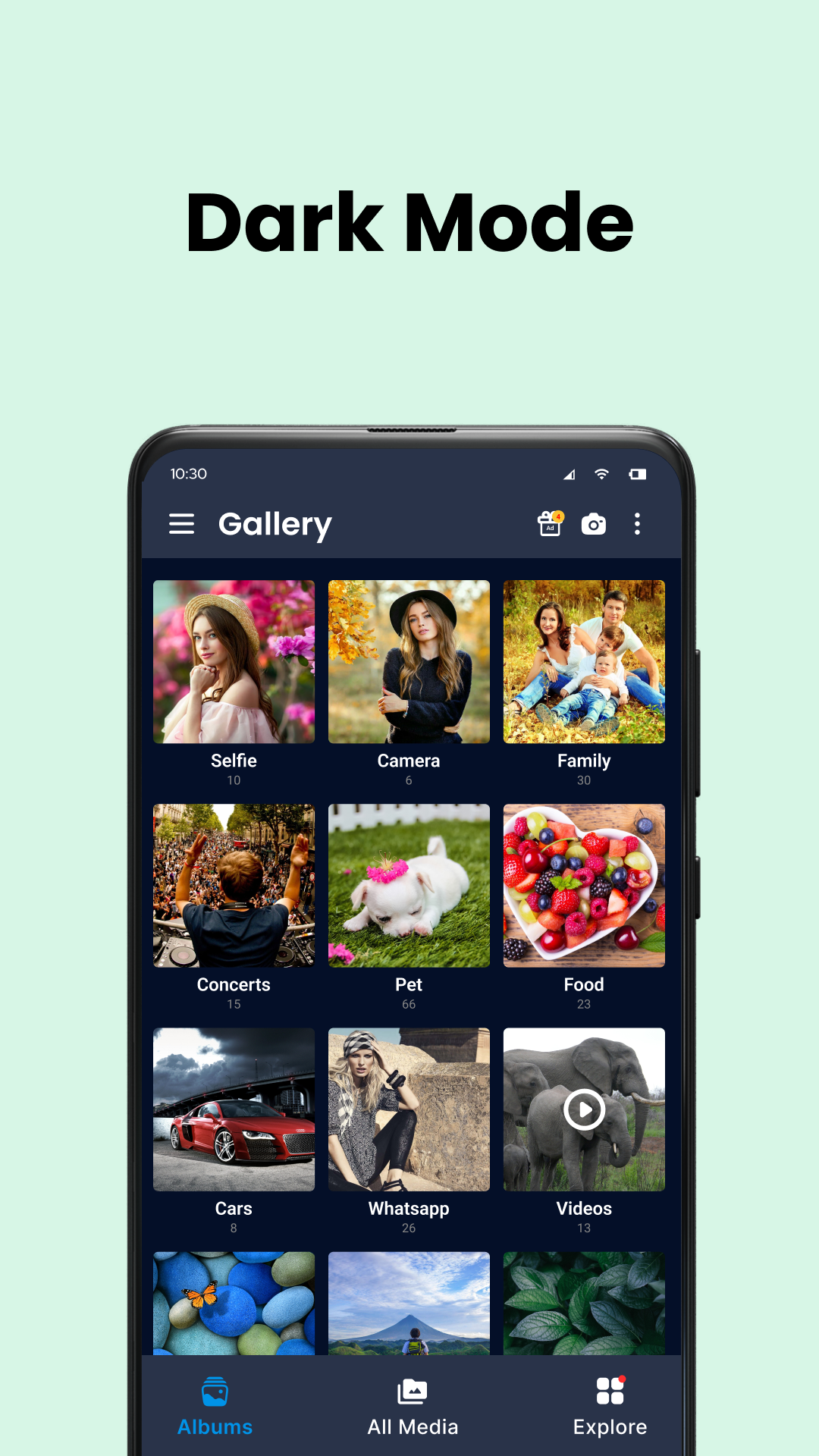اسکرین شات 7 برنامه Gallery - Photo Album & Vault