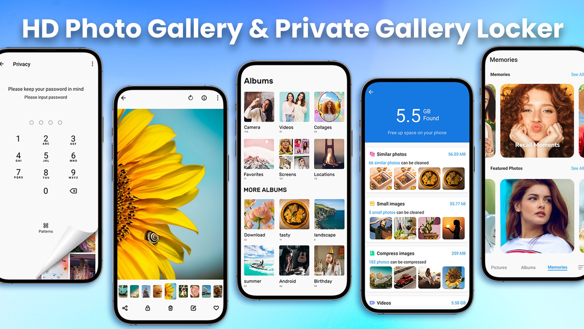 اسکرین شات 1 برنامه Gallery - Photo Gallery, Album