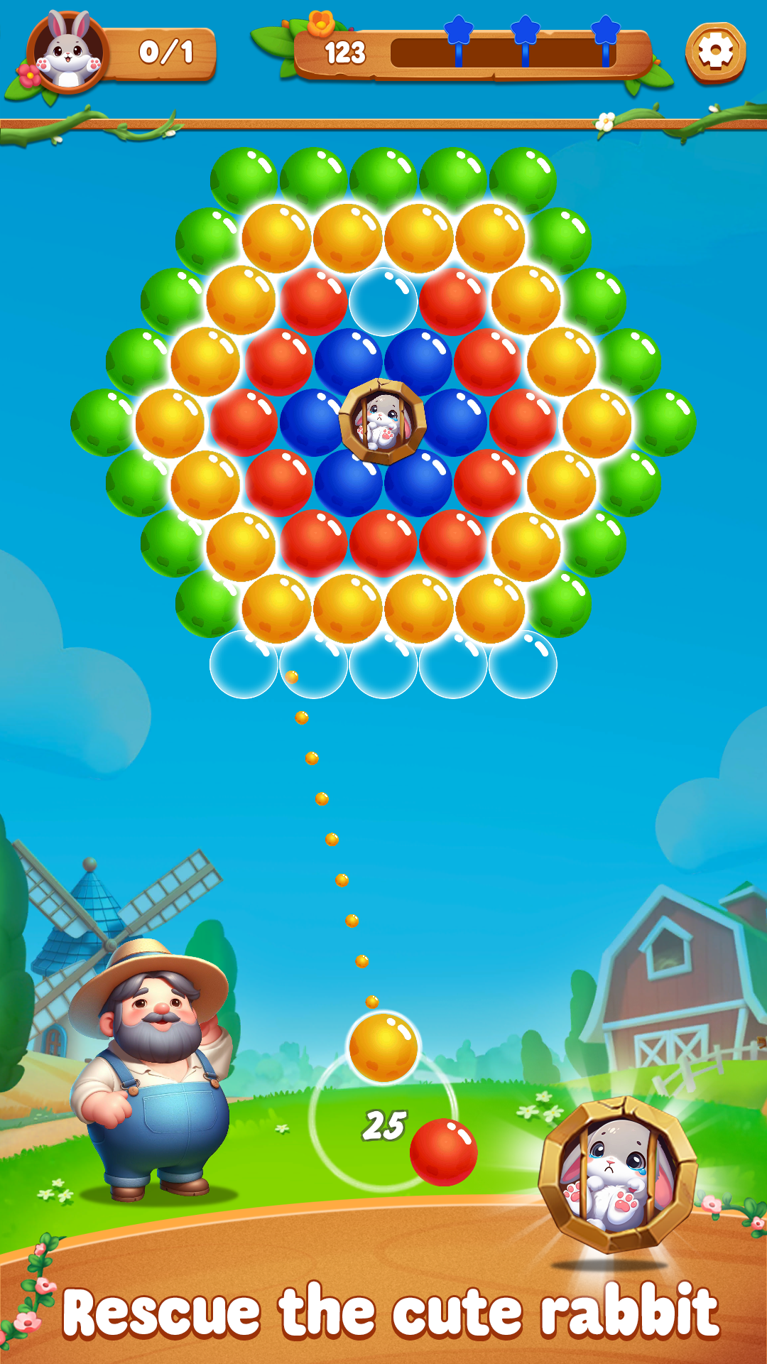 اسکرین شات 4 بازی Bubble Shooter: Puppy Rescue
