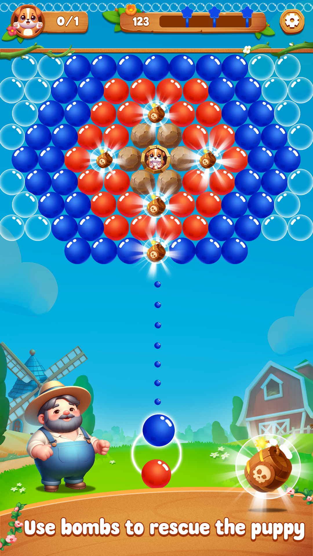 اسکرین شات 7 بازی Bubble Shooter: Puppy Rescue