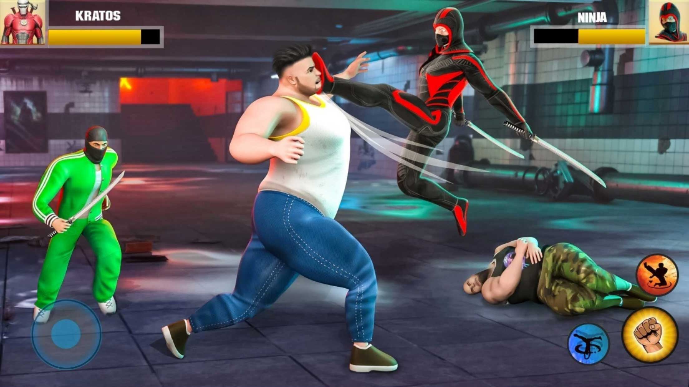 اسکرین شات 1 برنامه Street Fight: Beat Em Up Games