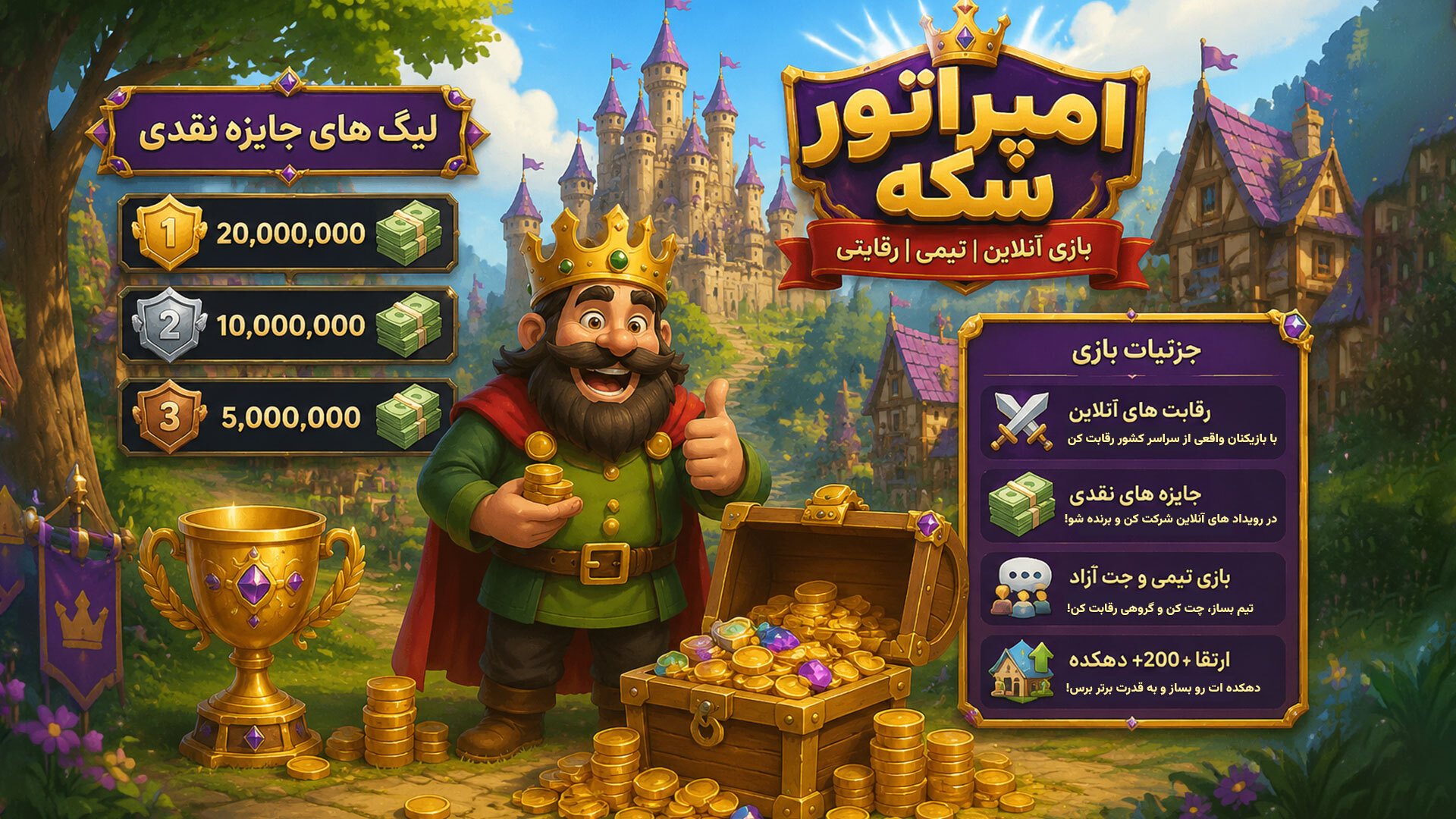 اسکرین شات 1 بازی ‏‏‏‏‏‏‏‏امپراتور سکه: بازی تاس و جایزه نقدی