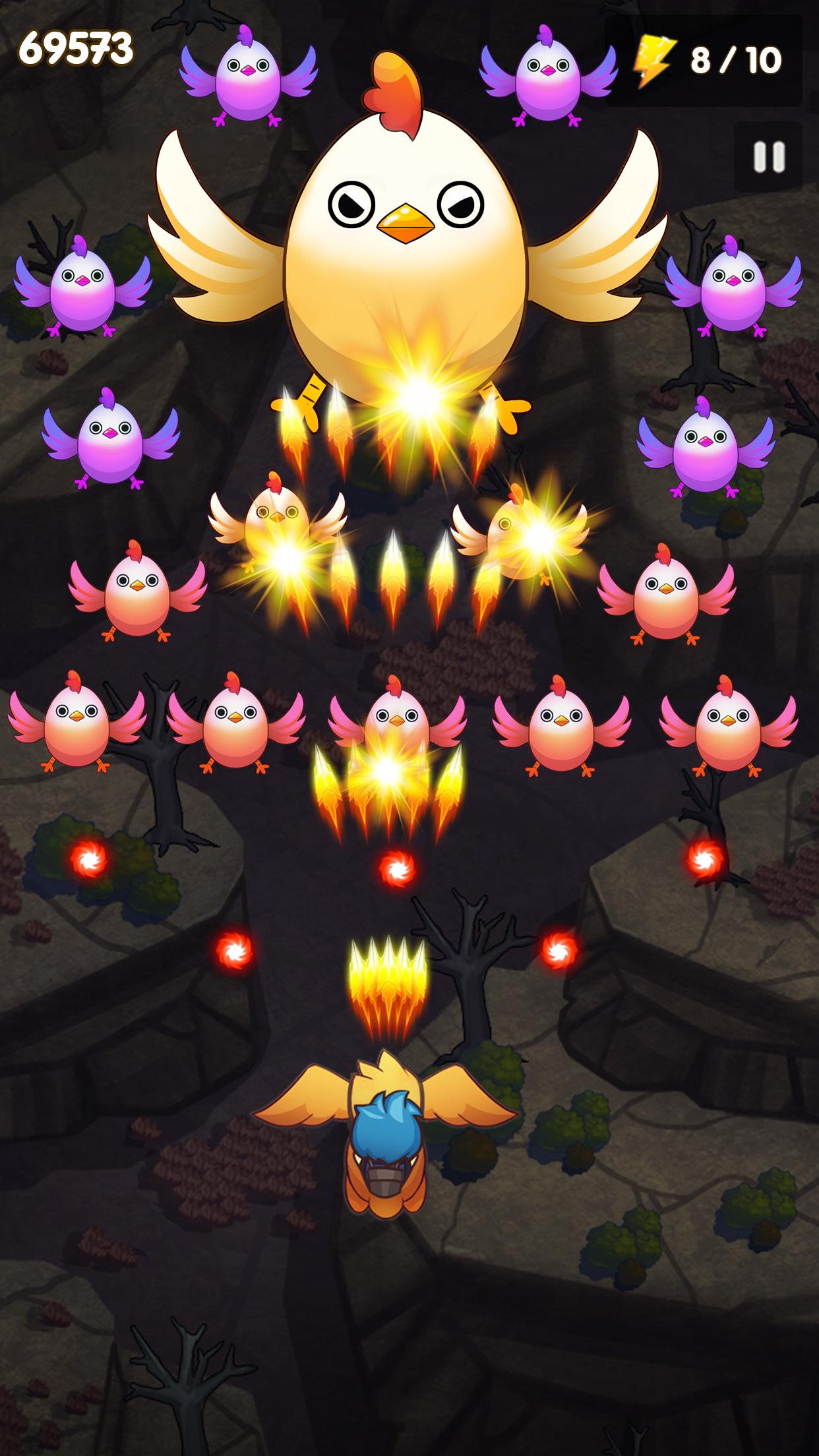 اسکرین شات 1 بازی Poultry Shoot - Space Shooter
