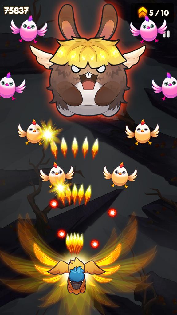 اسکرین شات 3 بازی Poultry Shoot - Space Shooter