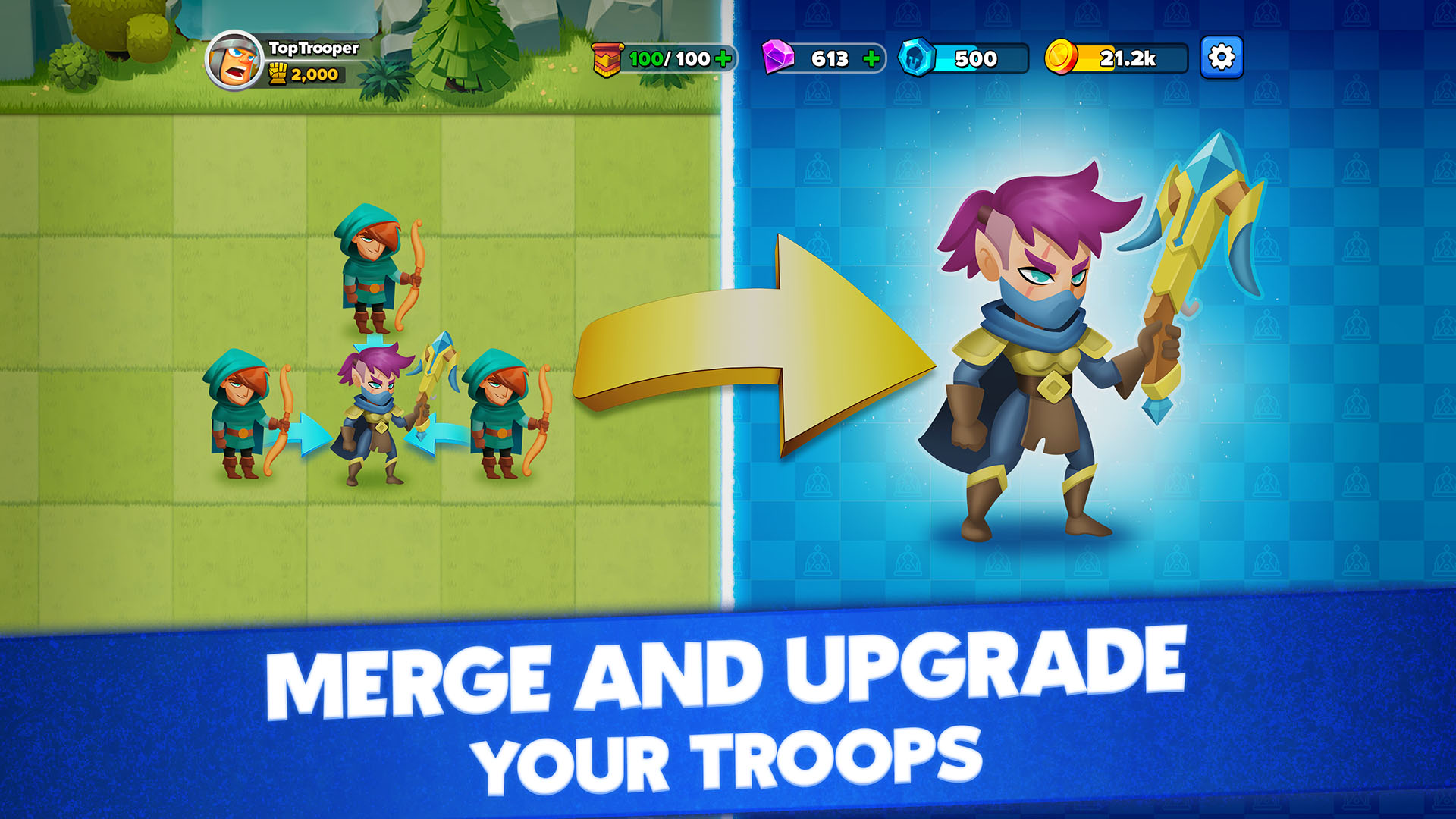 اسکرین شات 1 بازی Top Troops: Adventure RPG