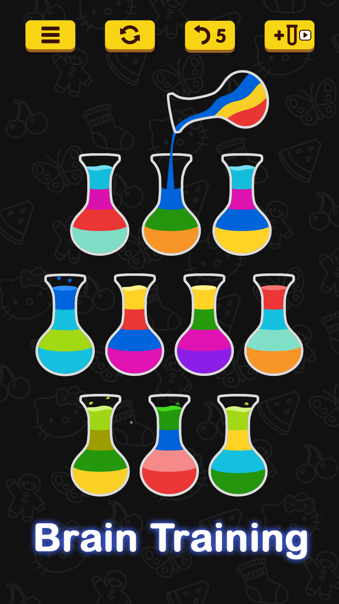 اسکرین شات 6 بازی مرتب سازی آب - بازی پازل رنگ