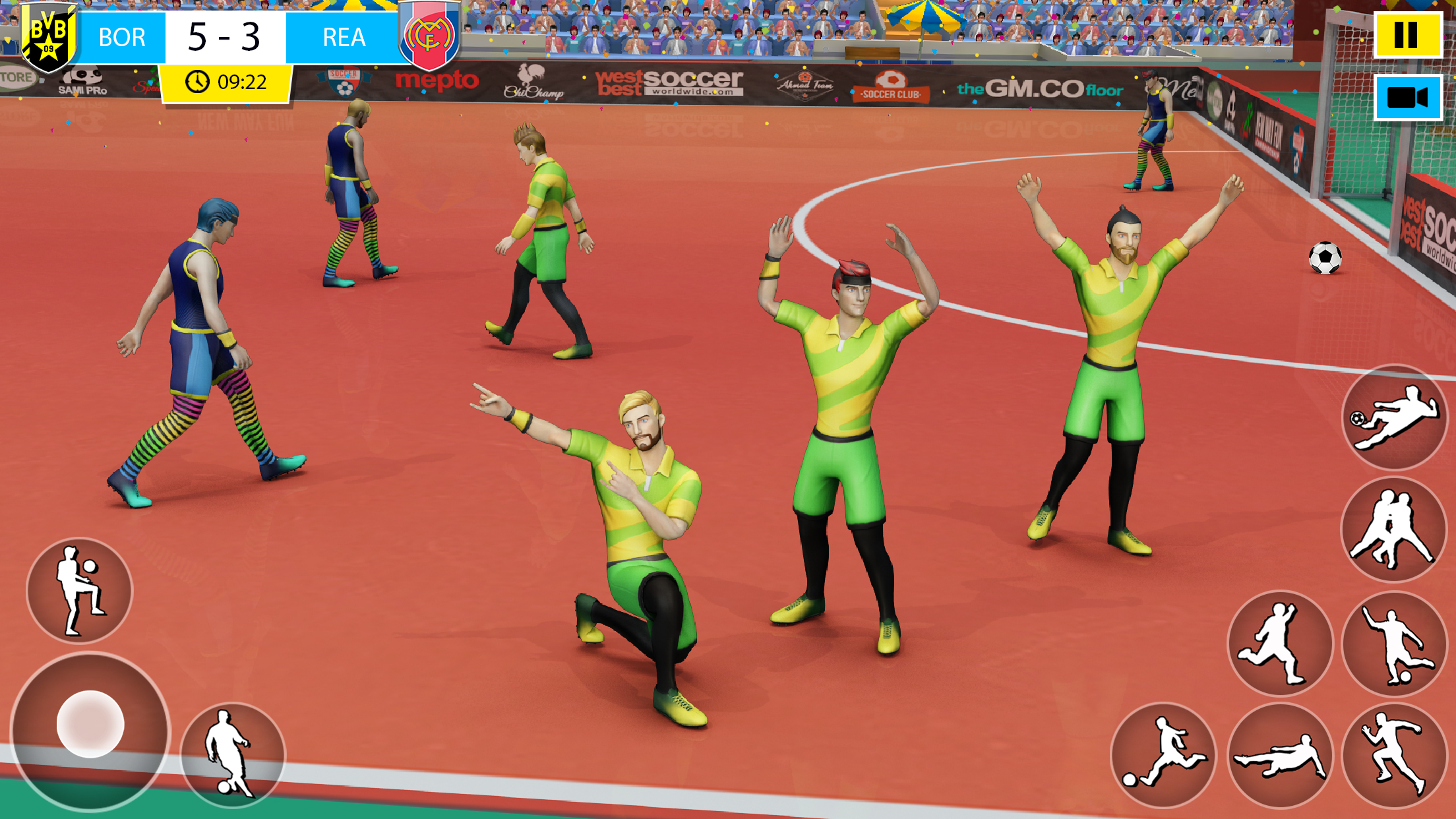 اسکرین شات 3 بازی Indoor Futsal: Football Games