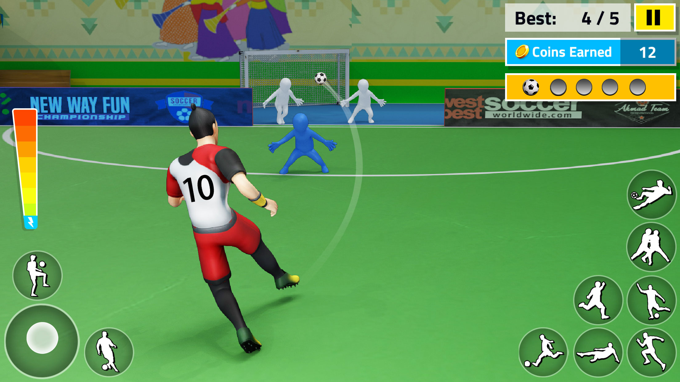 اسکرین شات 5 بازی Indoor Futsal: Football Games