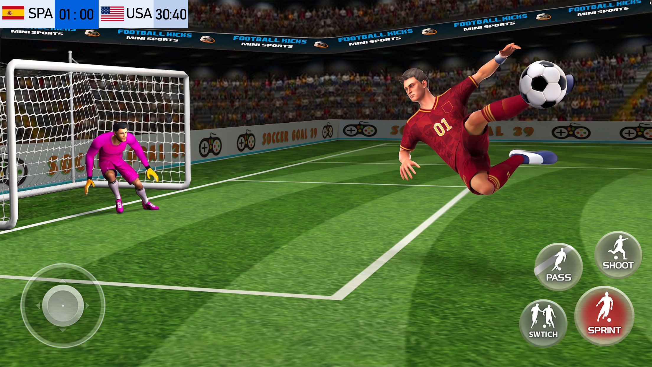 اسکرین شات 1 بازی Play Football: Soccer Games