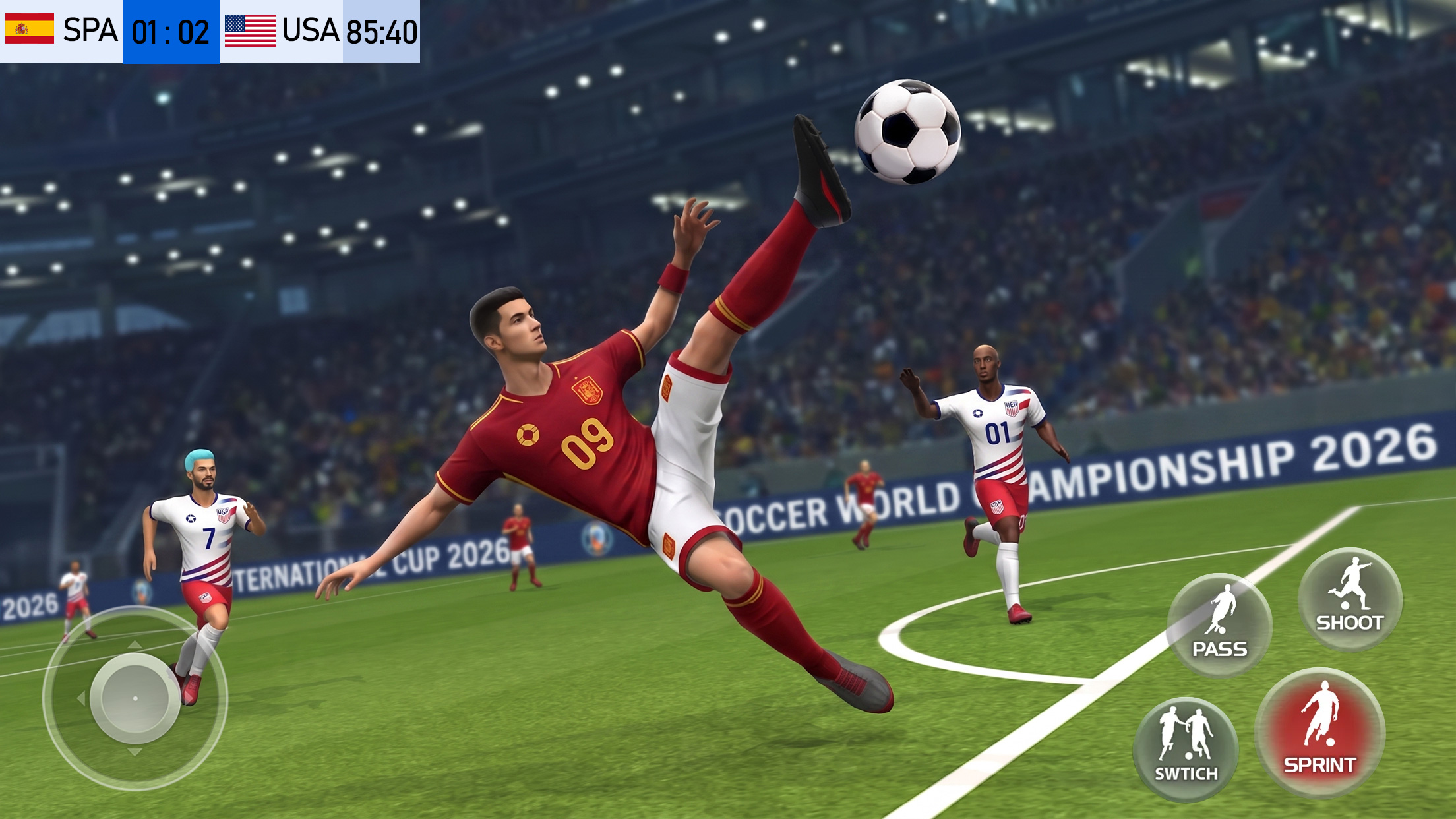 اسکرین شات 2 بازی Play Football: Soccer Games