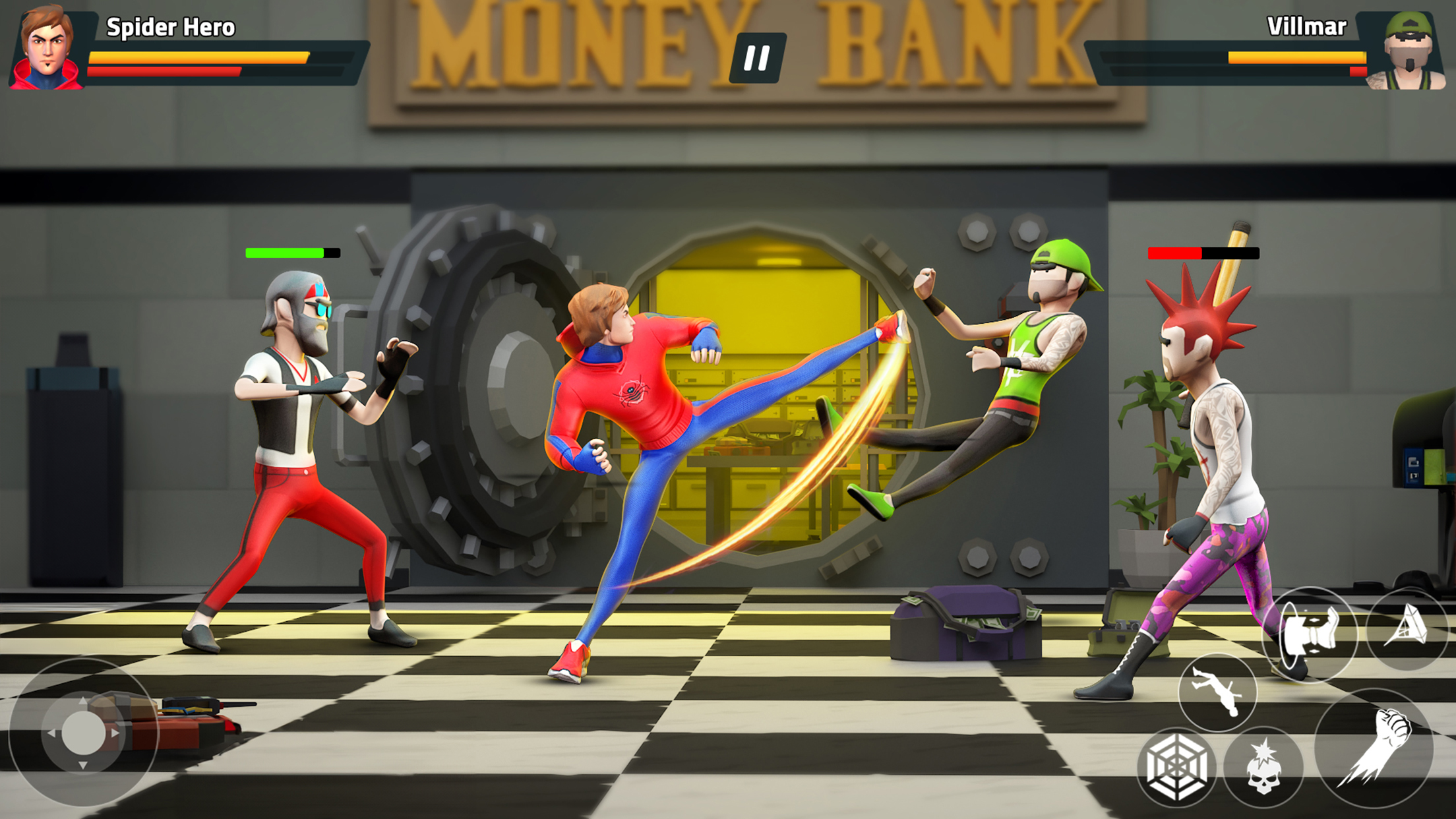 اسکرین شات 8 بازی Spider Rope Hero: Gang War