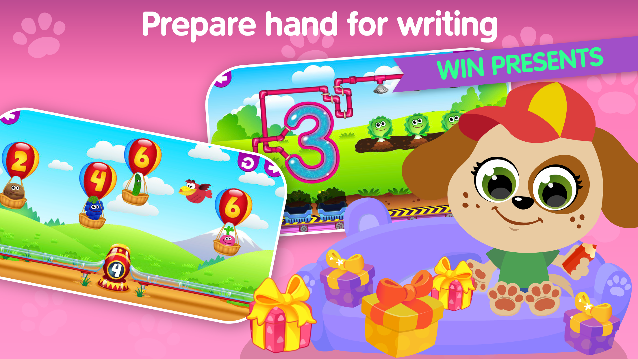 اسکرین شات 5 بازی Pet Сity Number games for kids