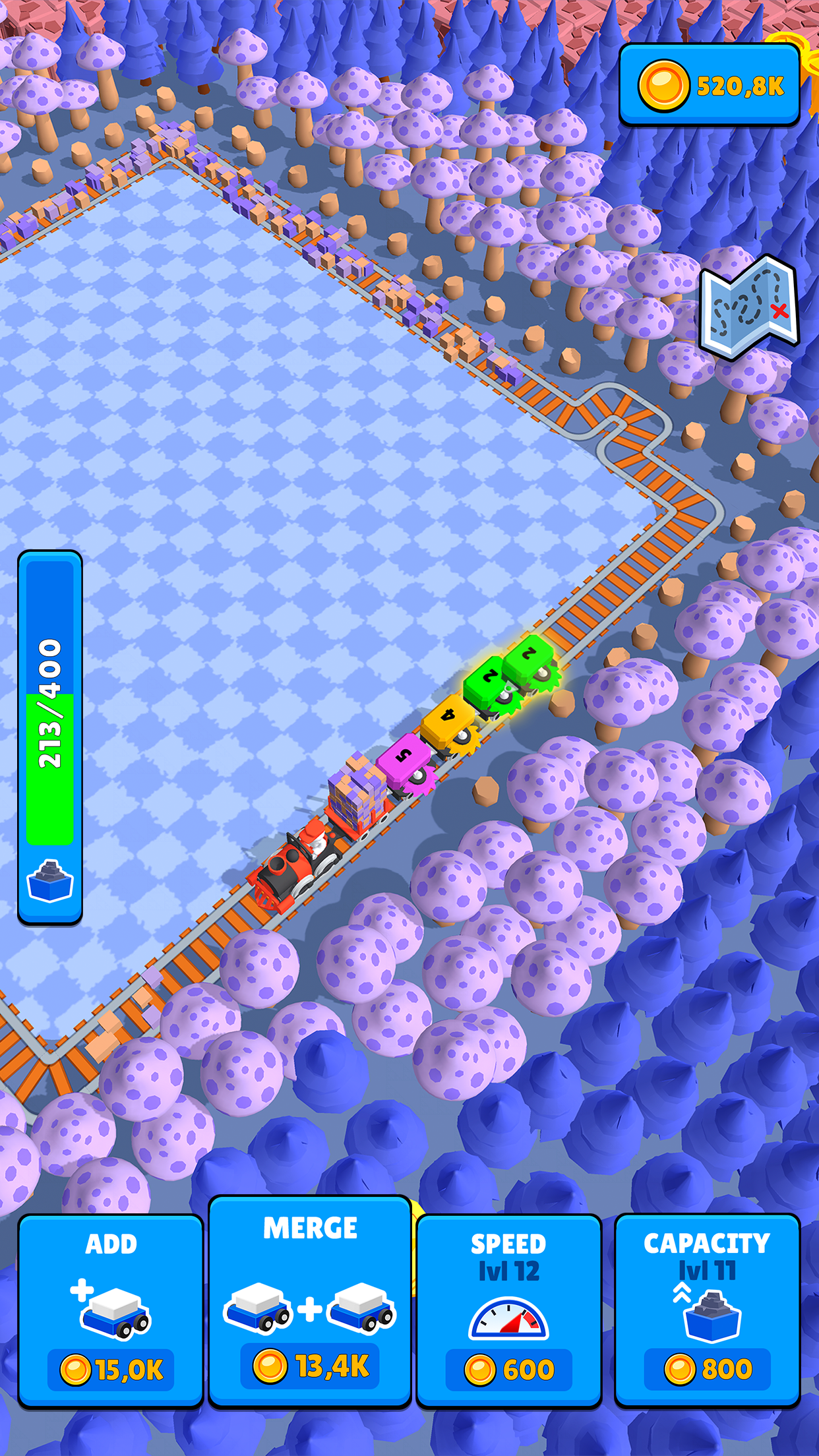 اسکرین شات 2 بازی Train Miner: Idle Railway Game