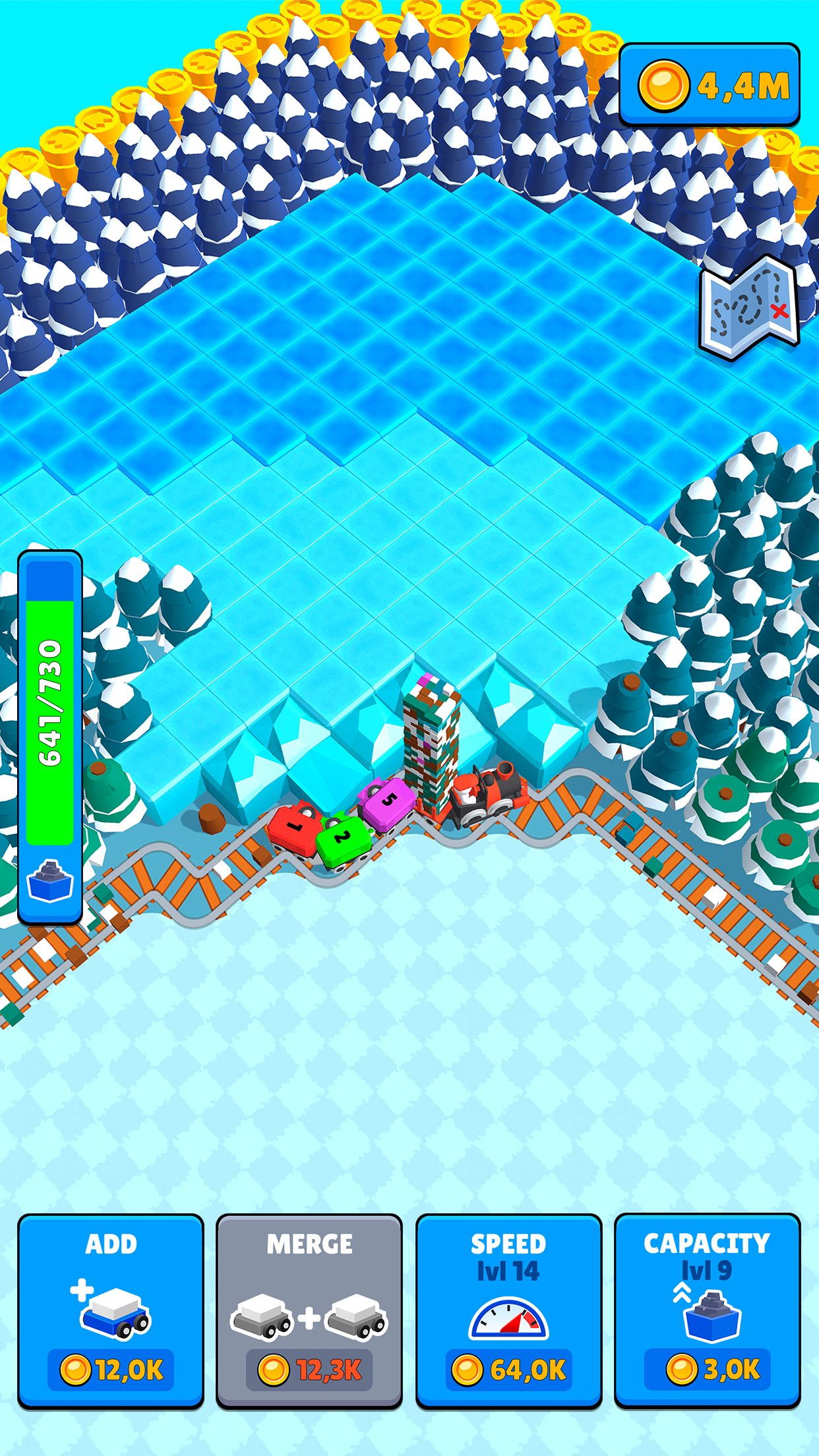 اسکرین شات 4 بازی Train Miner: Idle Railway Game