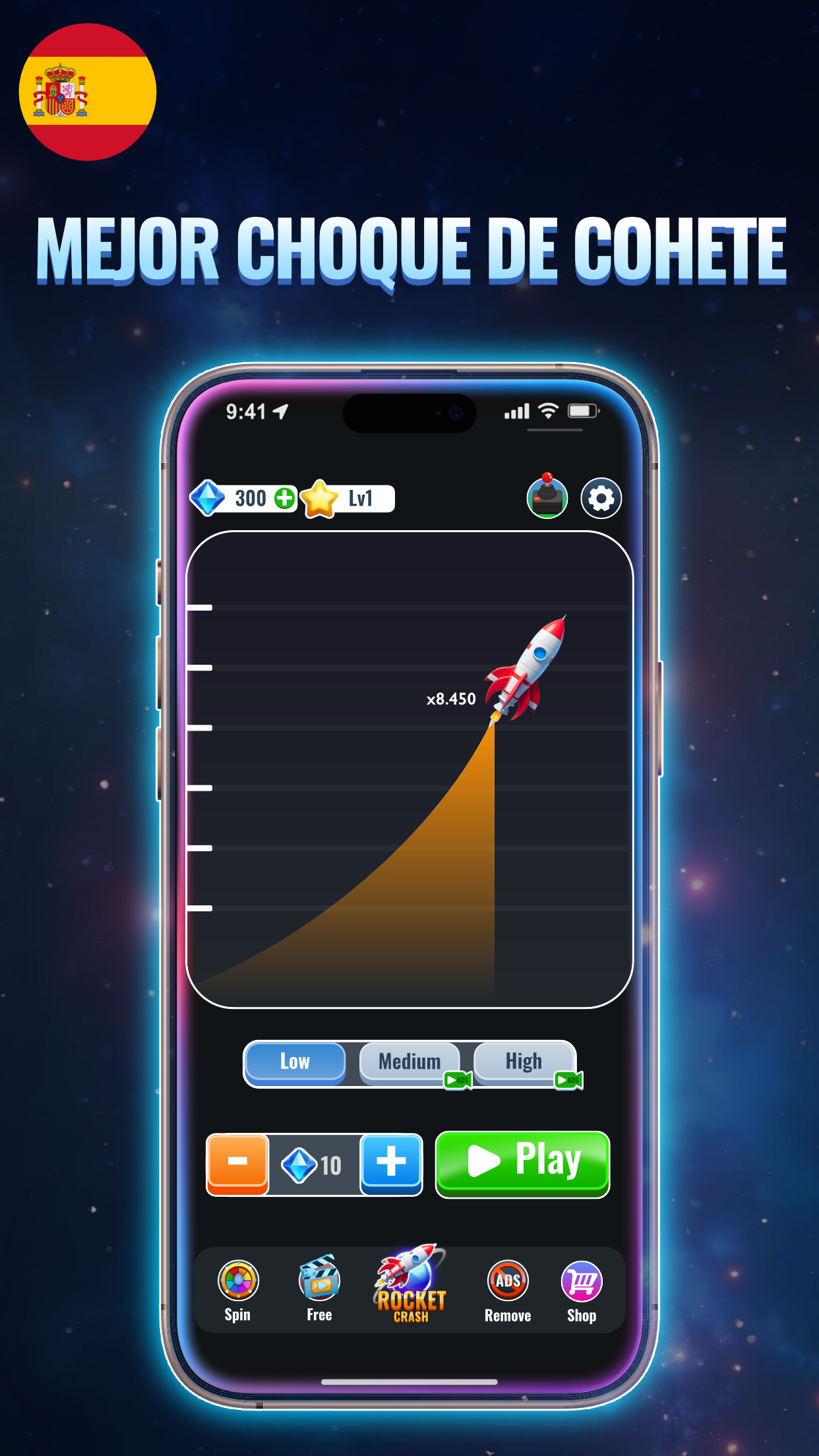 اسکرین شات 1 بازی Crash Rocket - Win & Crash