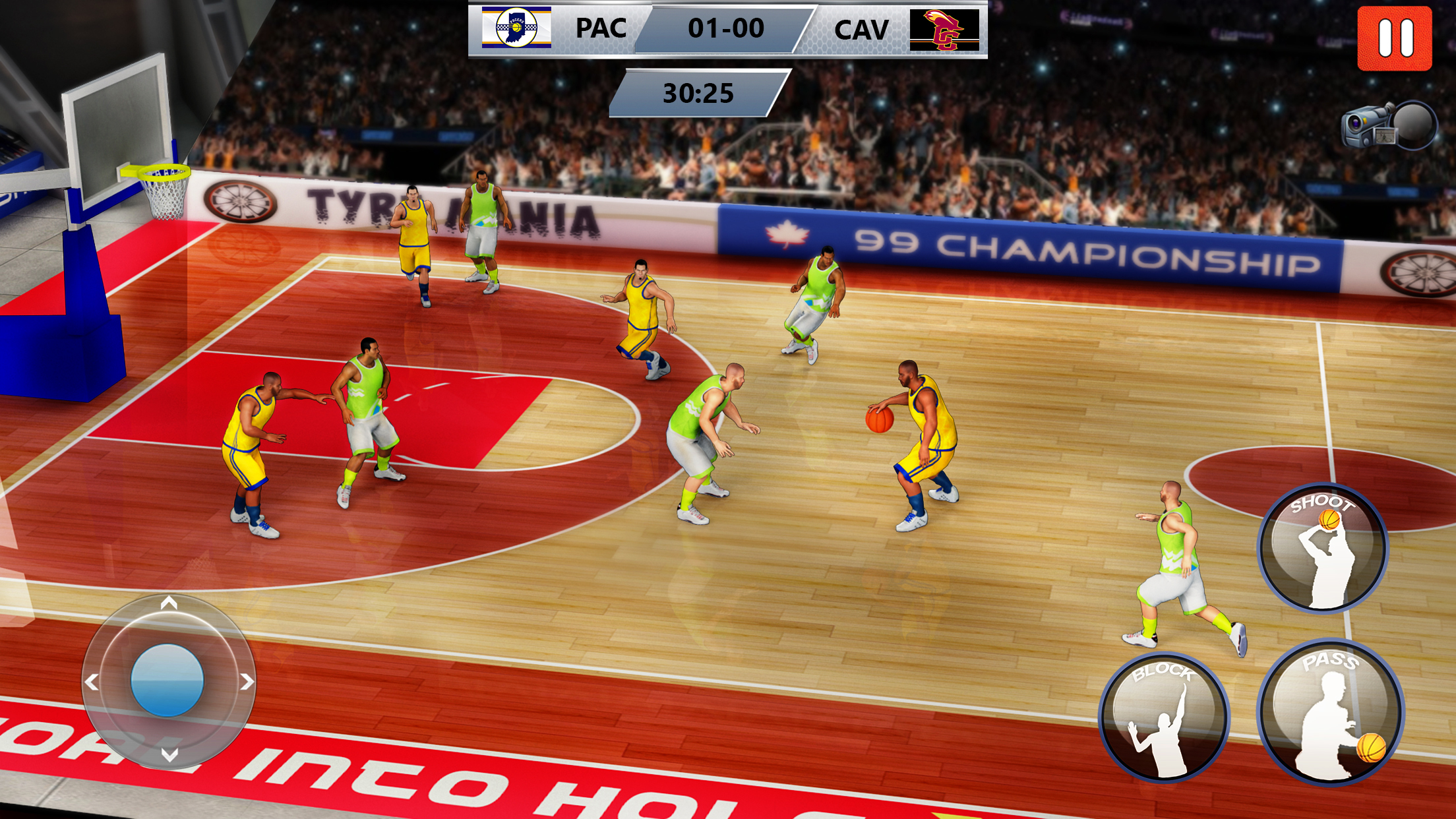 اسکرین شات 3 برنامه Basketball Games: Dunk & Hoops