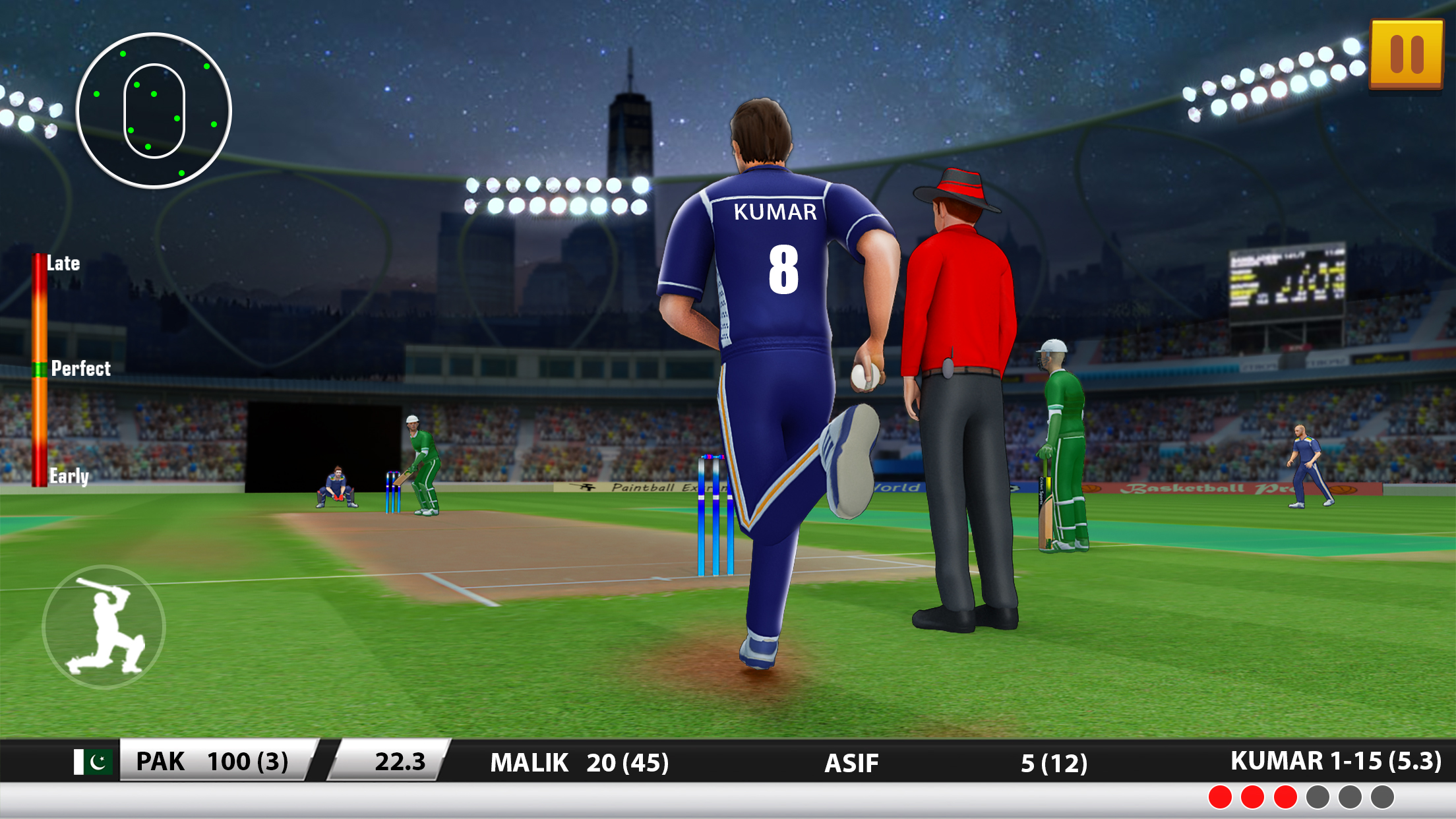 اسکرین شات 2 برنامه Ultimate Cricket Games: League