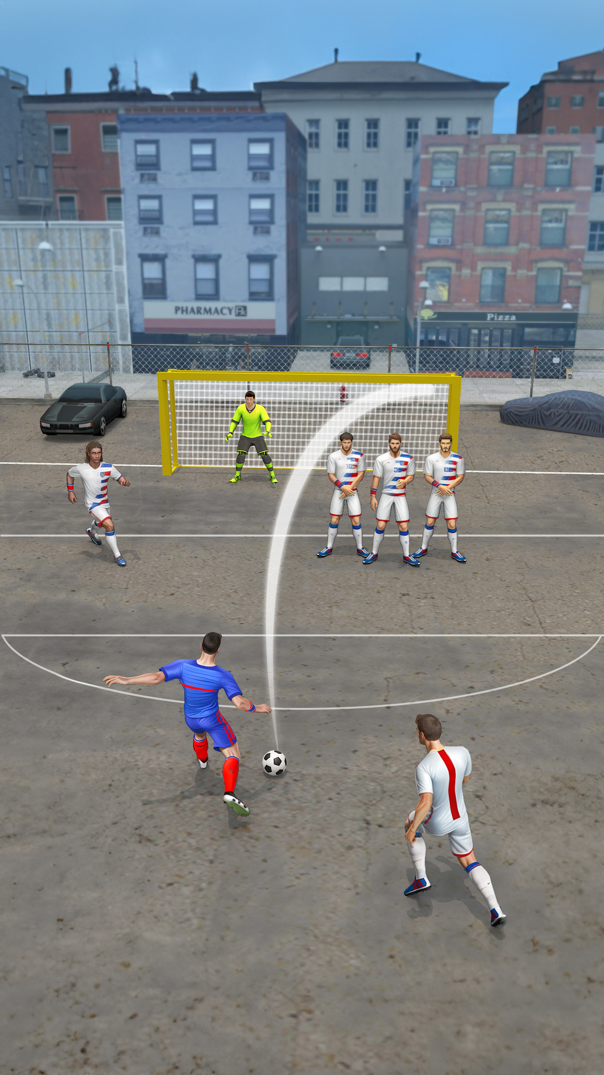 اسکرین شات 2 برنامه Street Soccer Simulator