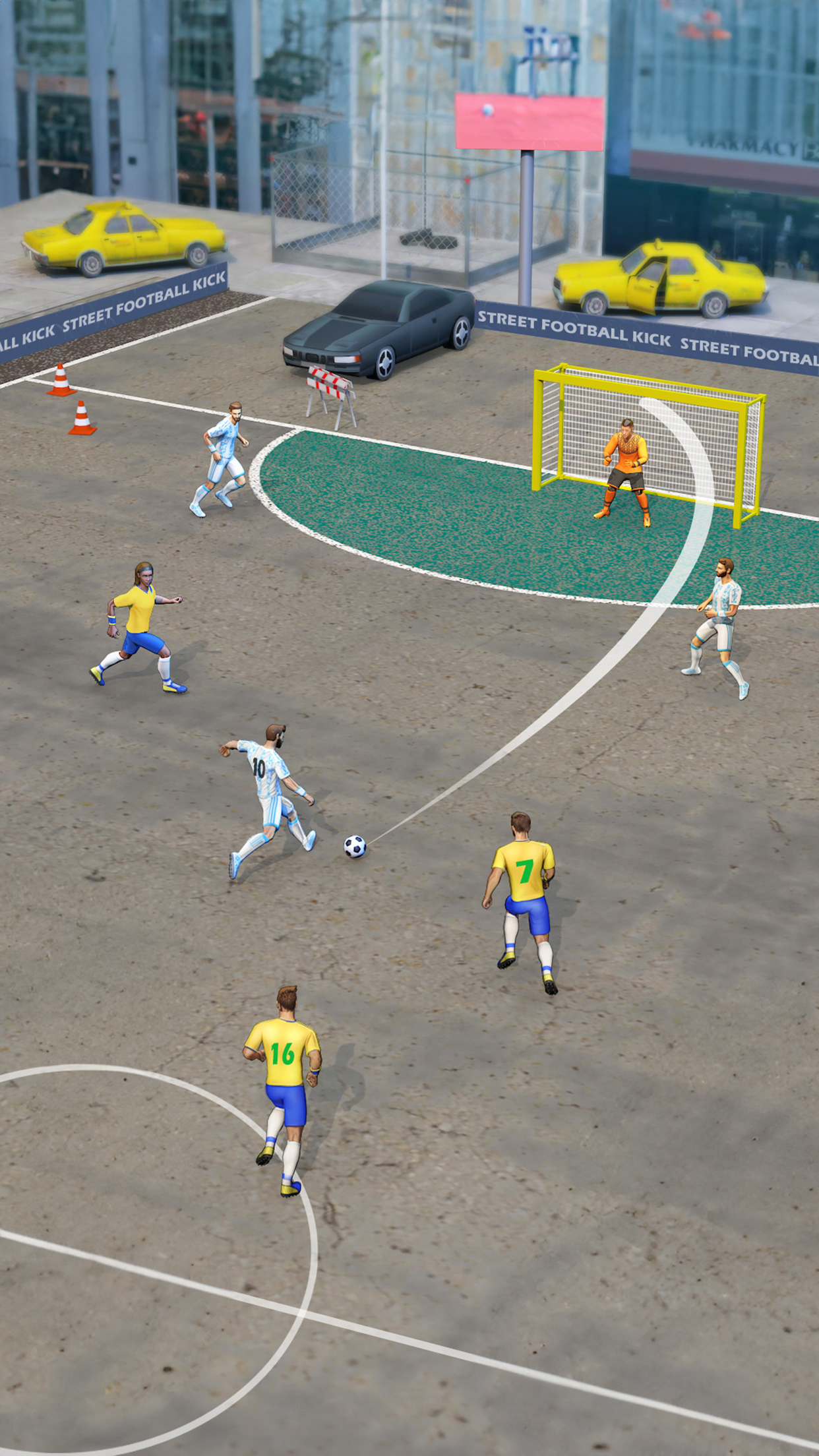 اسکرین شات 3 برنامه Street Soccer Simulator