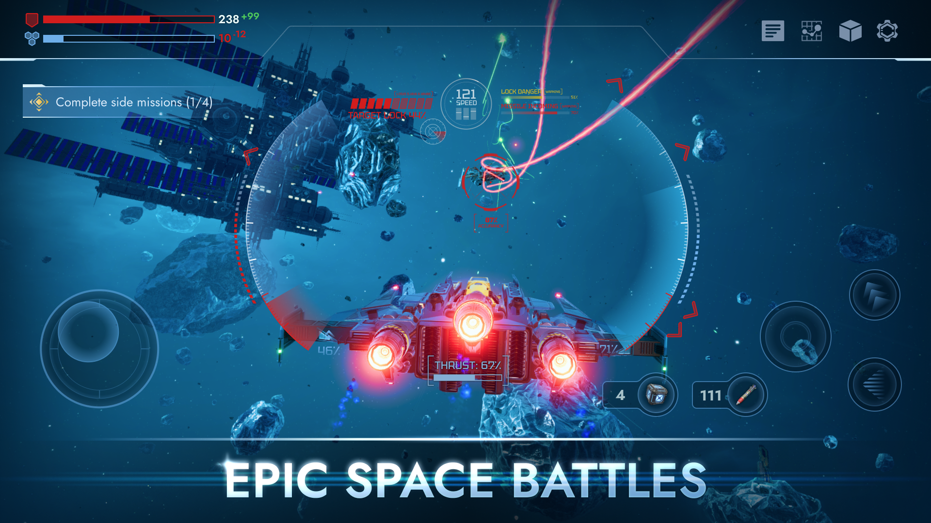 اسکرین شات 1 بازی Galaxy Division: Space Battles
