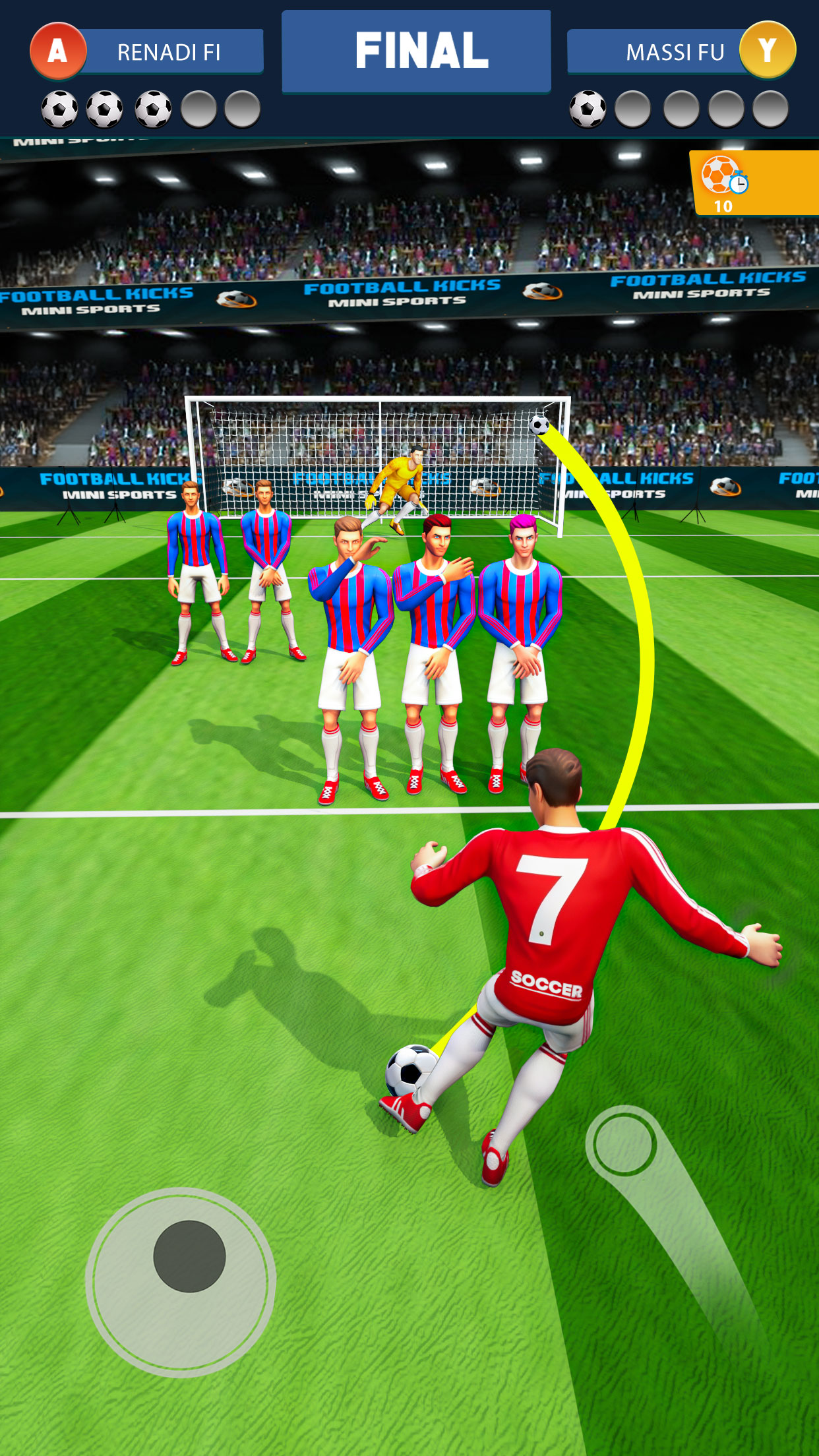 اسکرین شات 1 بازی Football Kicks Strike Game