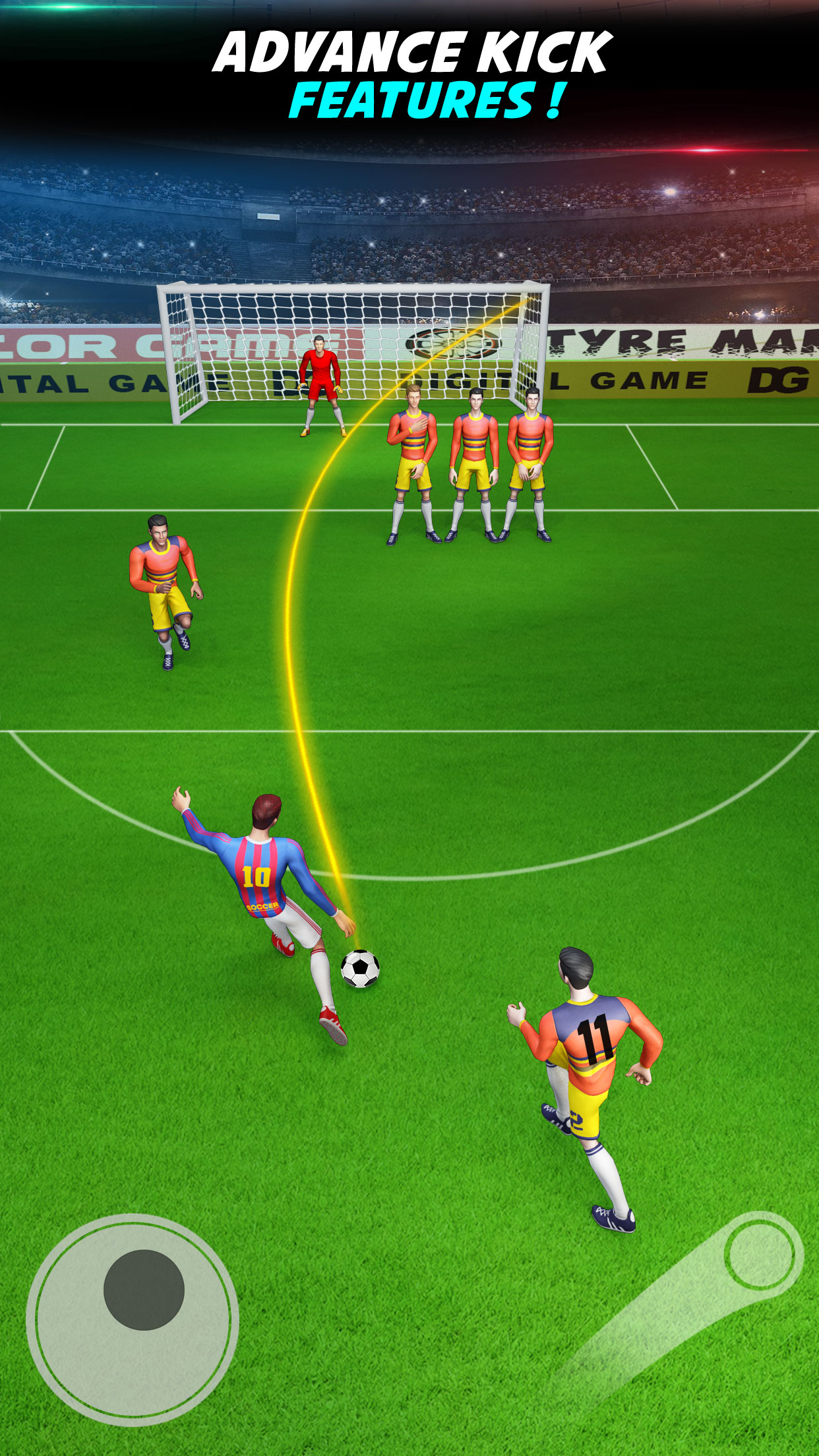 اسکرین شات 4 بازی Football Kicks Strike Game