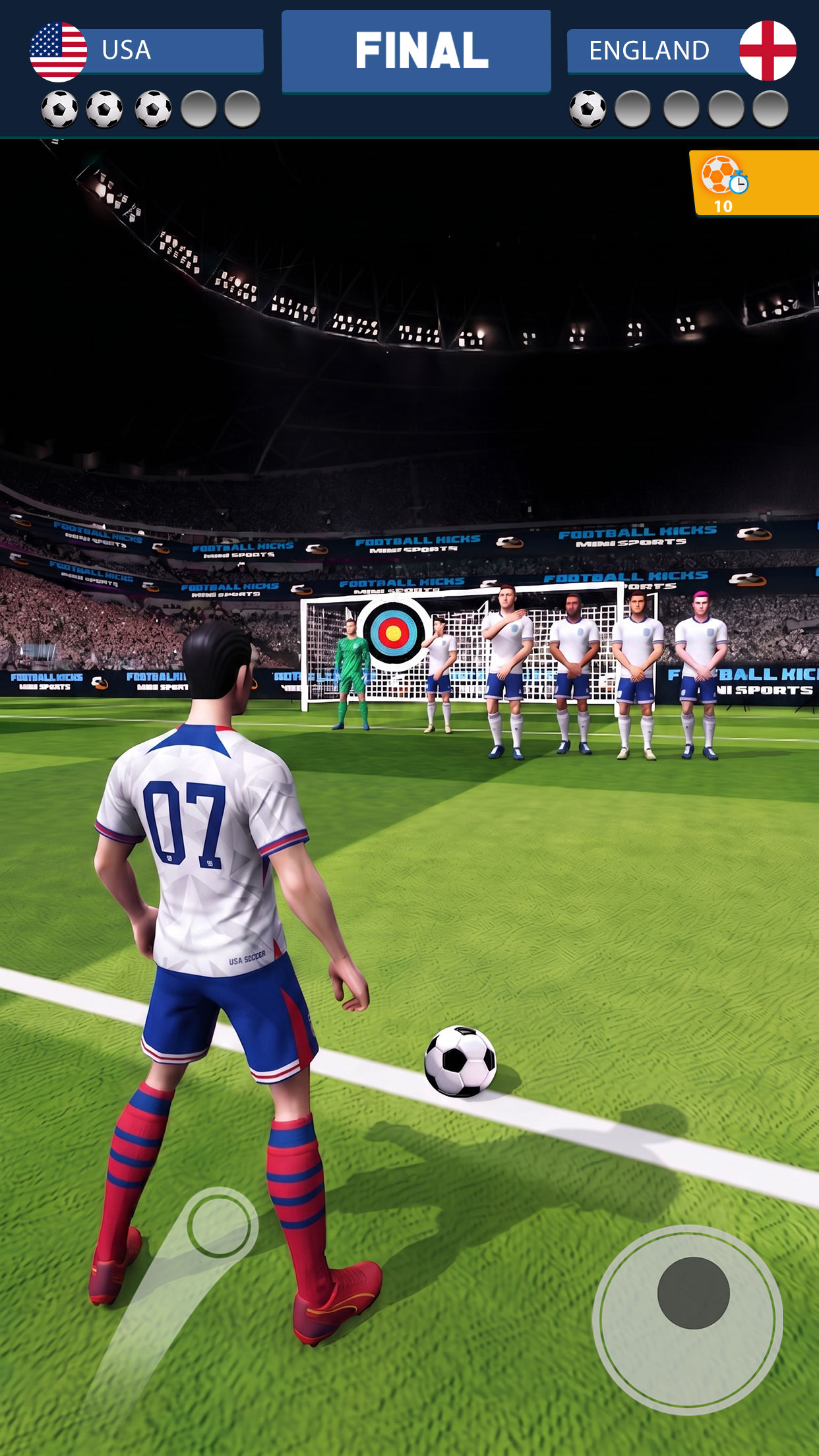 اسکرین شات 3 بازی Football Kicks Strike Game