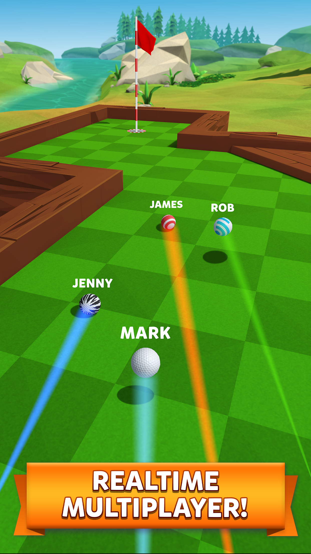 اسکرین شات 1 بازی Golf Battle
