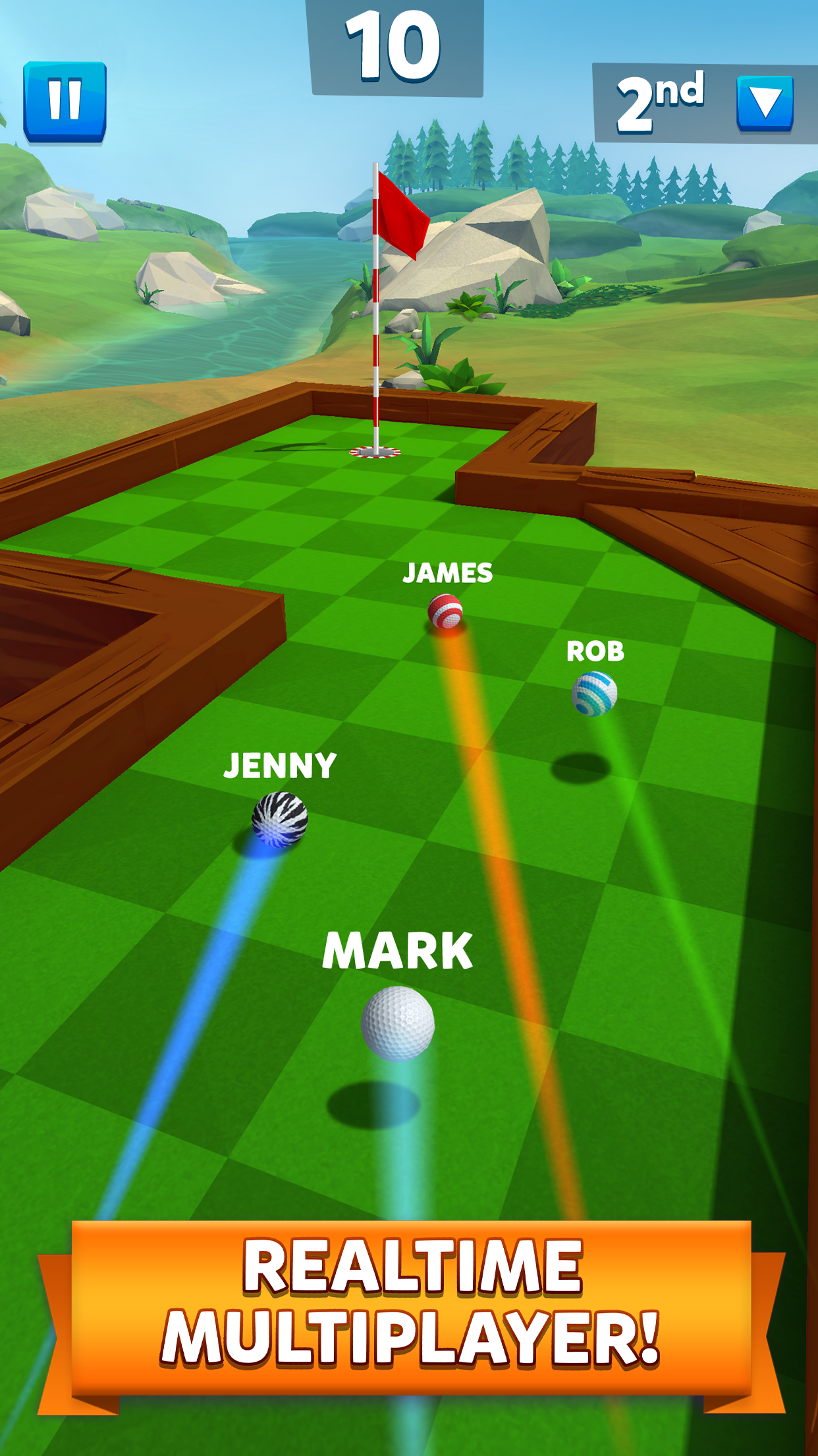 اسکرین شات 2 بازی Golf Battle