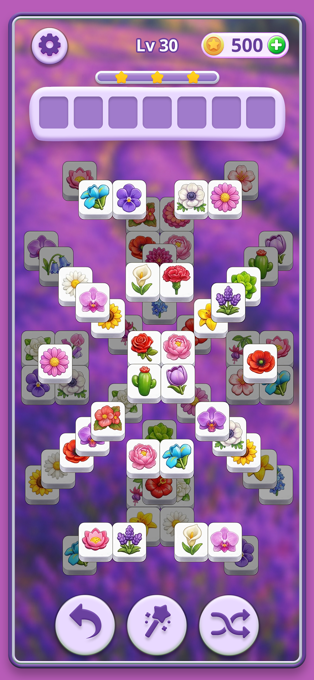 اسکرین شات 1 بازی Bloomingo: Floral Tile Match