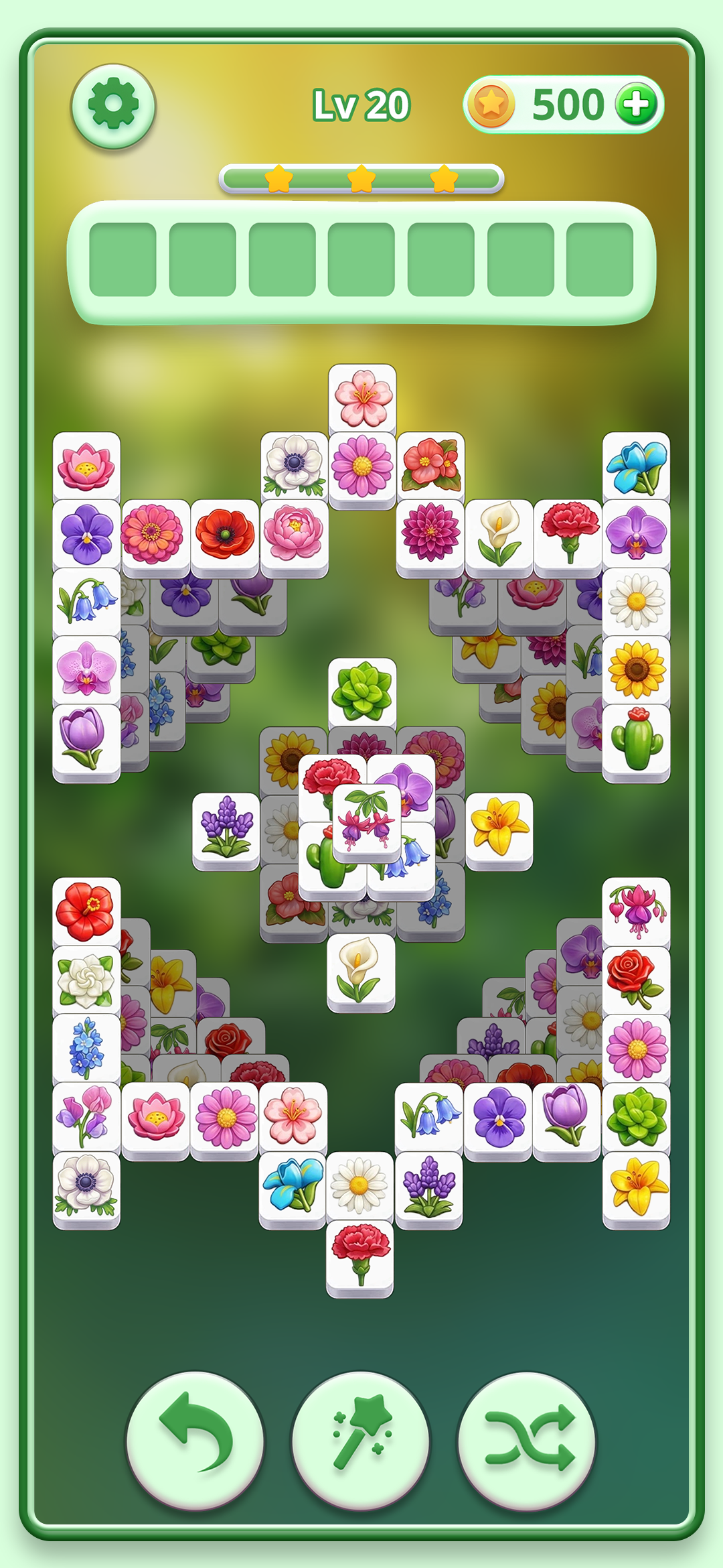 اسکرین شات 2 بازی Bloomingo: Floral Tile Match