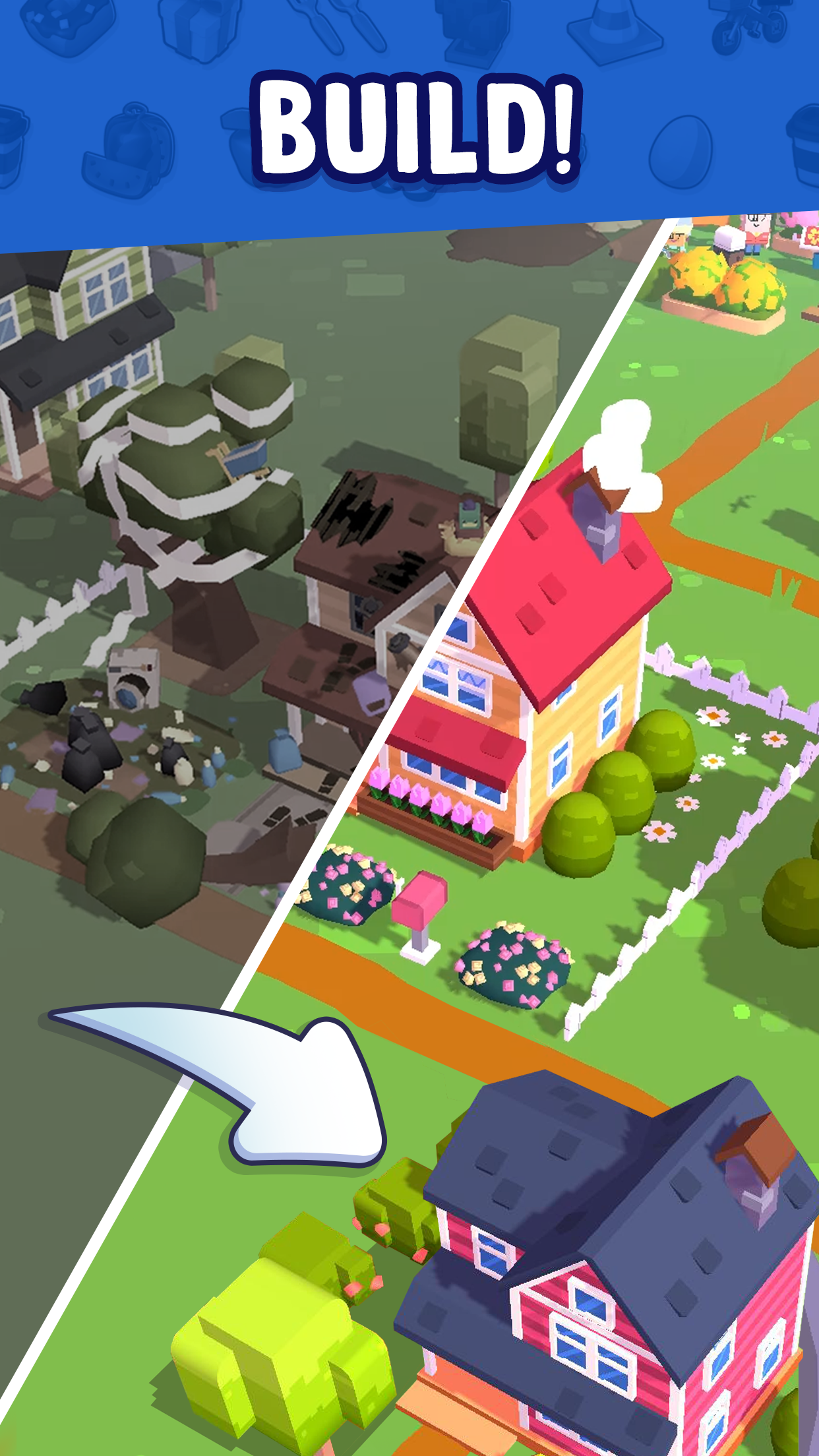 اسکرین شات 2 بازی Merge Mayor - Match Puzzle