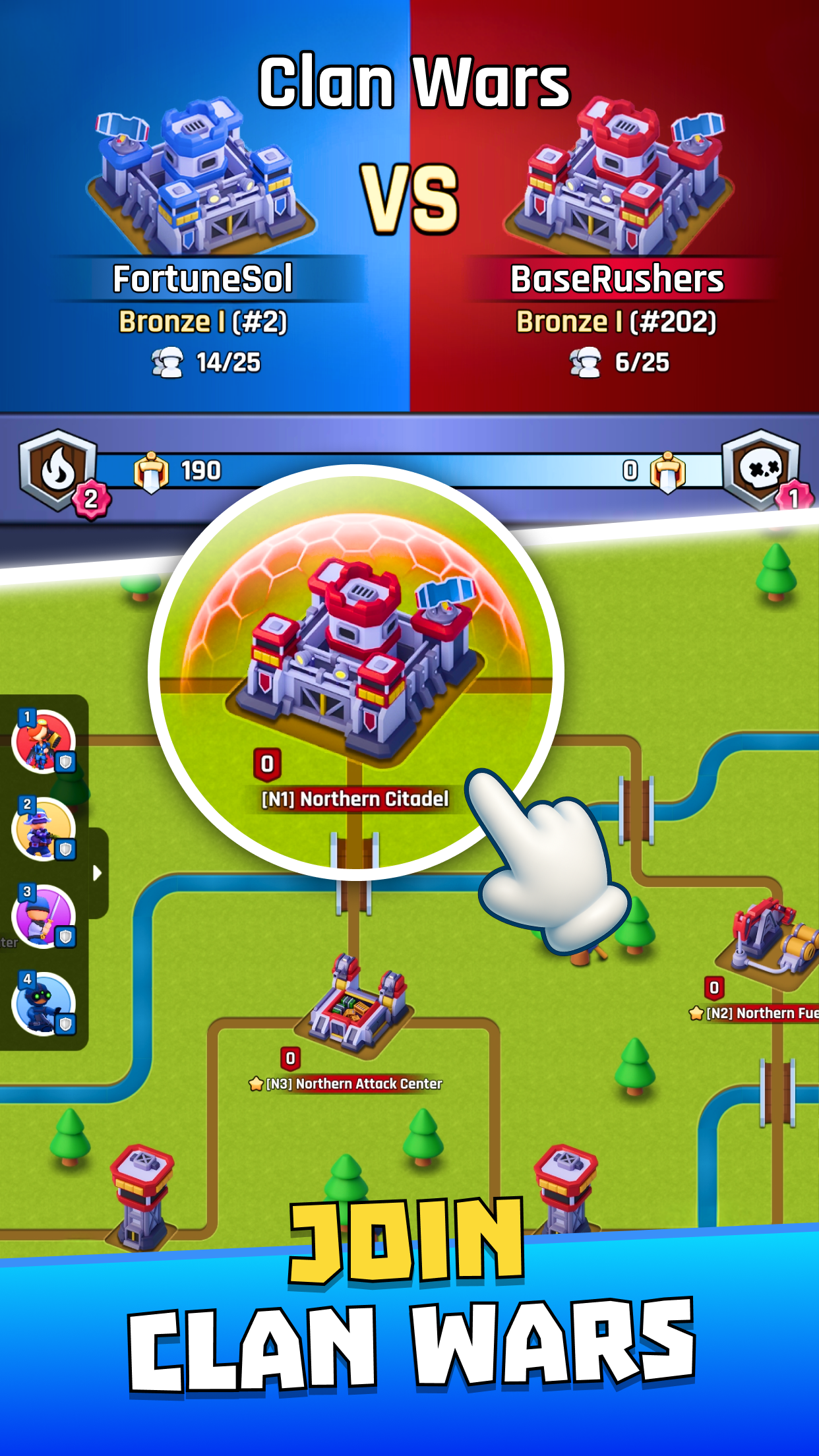 اسکرین شات 4 بازی Tower War - Tactical Conquest