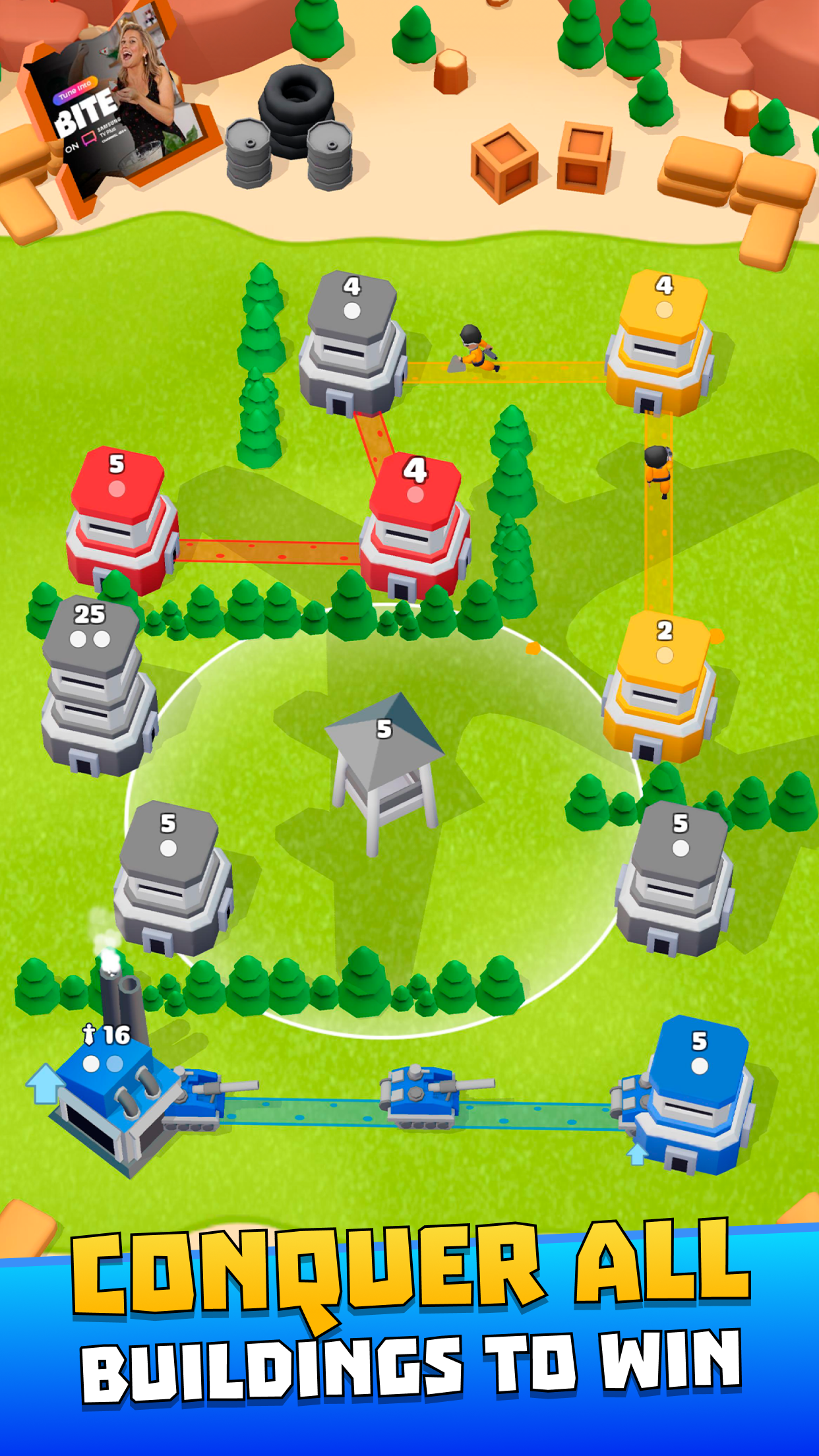 اسکرین شات 1 بازی Tower War - Tactical Conquest