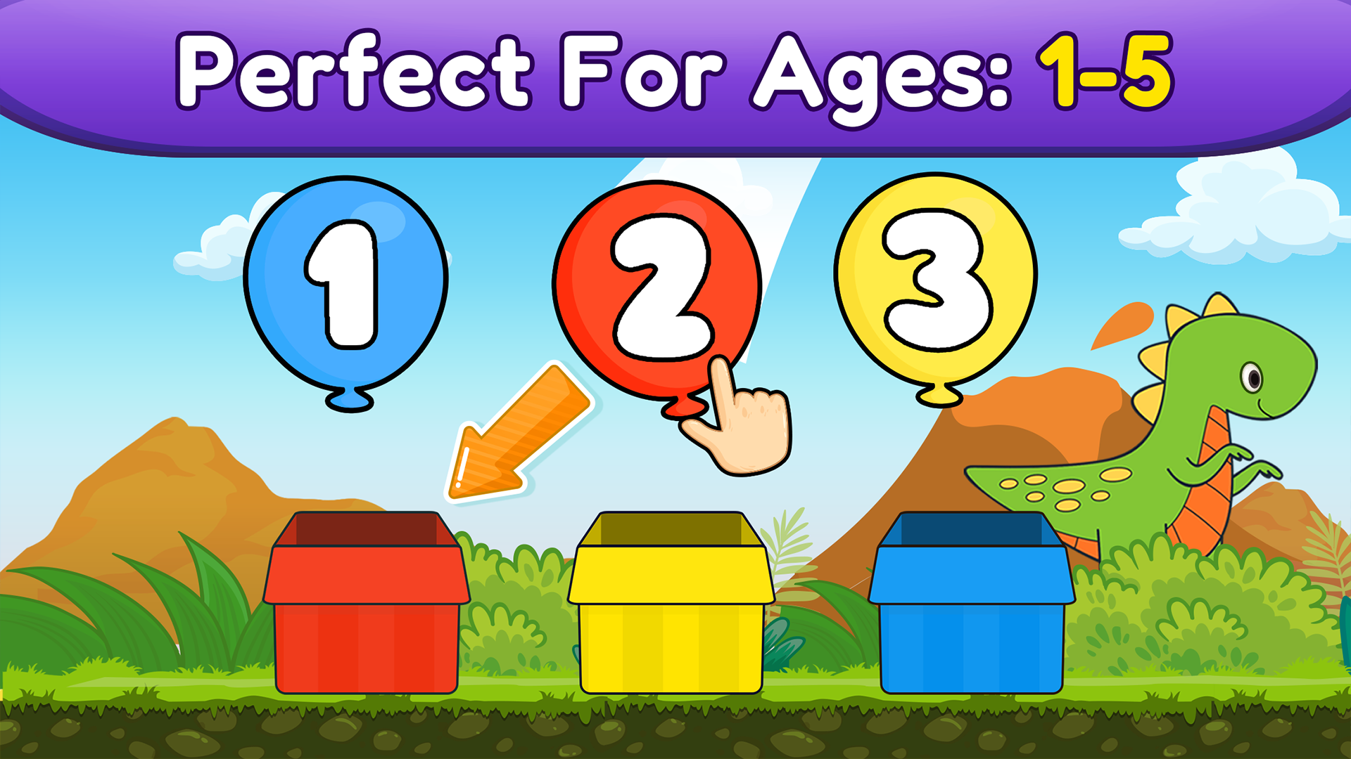 اسکرین شات 8 بازی Balloon Pop Kids Learning Game