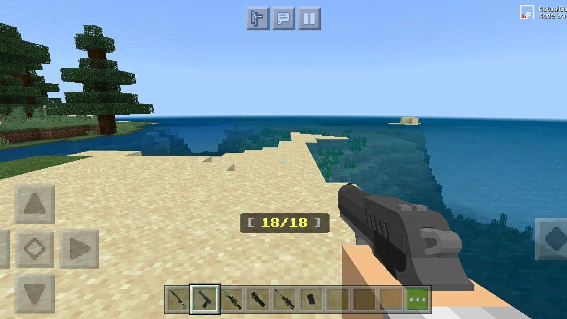 اسکرین شات 4 برنامه MCPE Gun 3D Mod Weapon