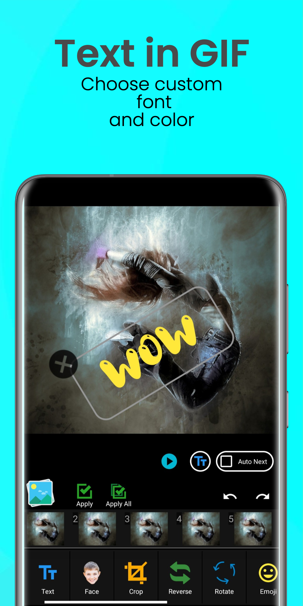 اسکرین شات 7 برنامه Easy GIF : GIF Editor, NFT GIF