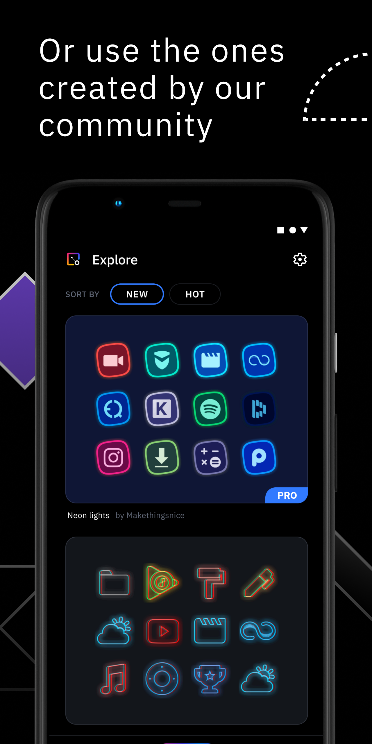اسکرین شات 3 برنامه Icon Pack Studio