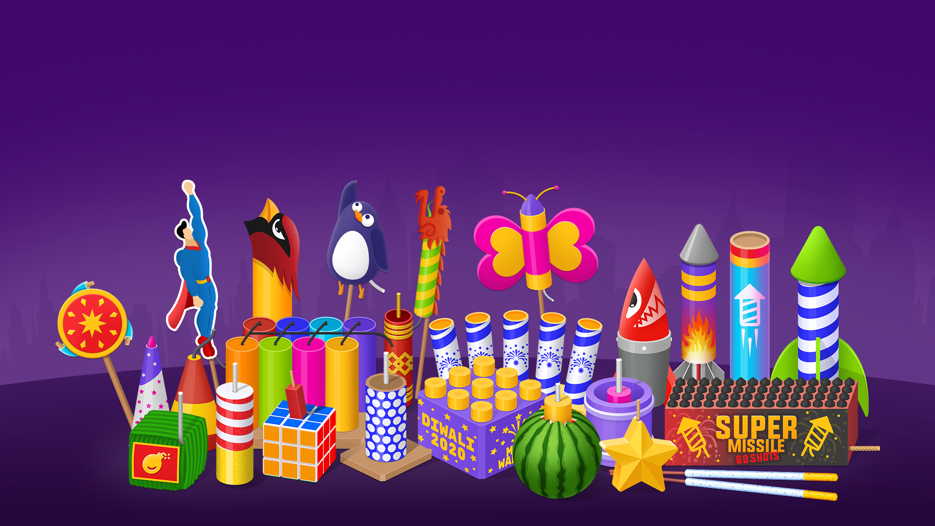 اسکرین شات 1 بازی Diwali Crackers Simulator Game
