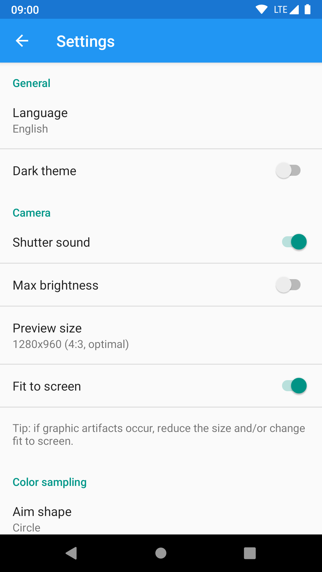 اسکرین شات 6 برنامه Color Picker
