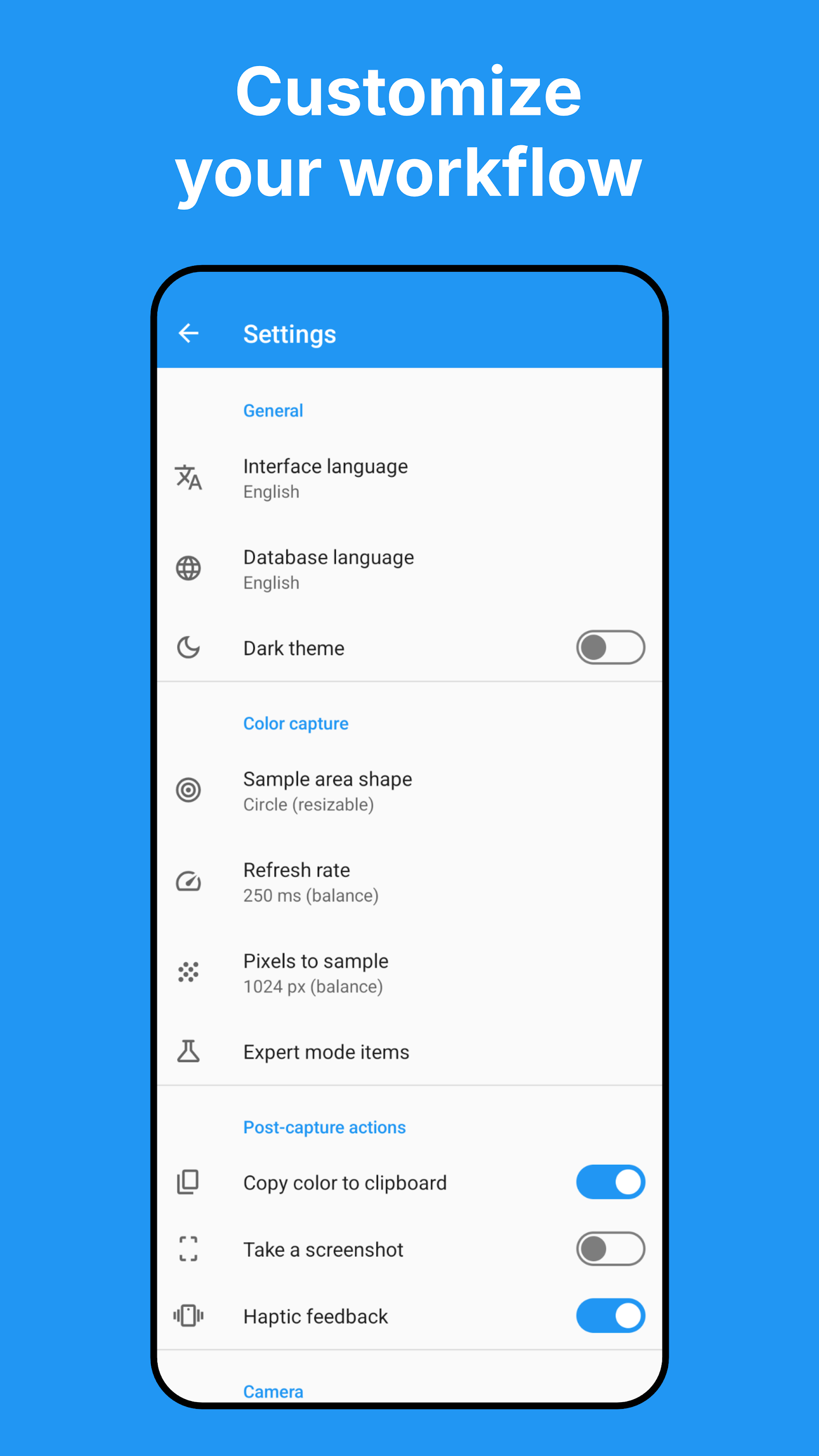 اسکرین شات 8 برنامه Color Picker: Find Name & Code