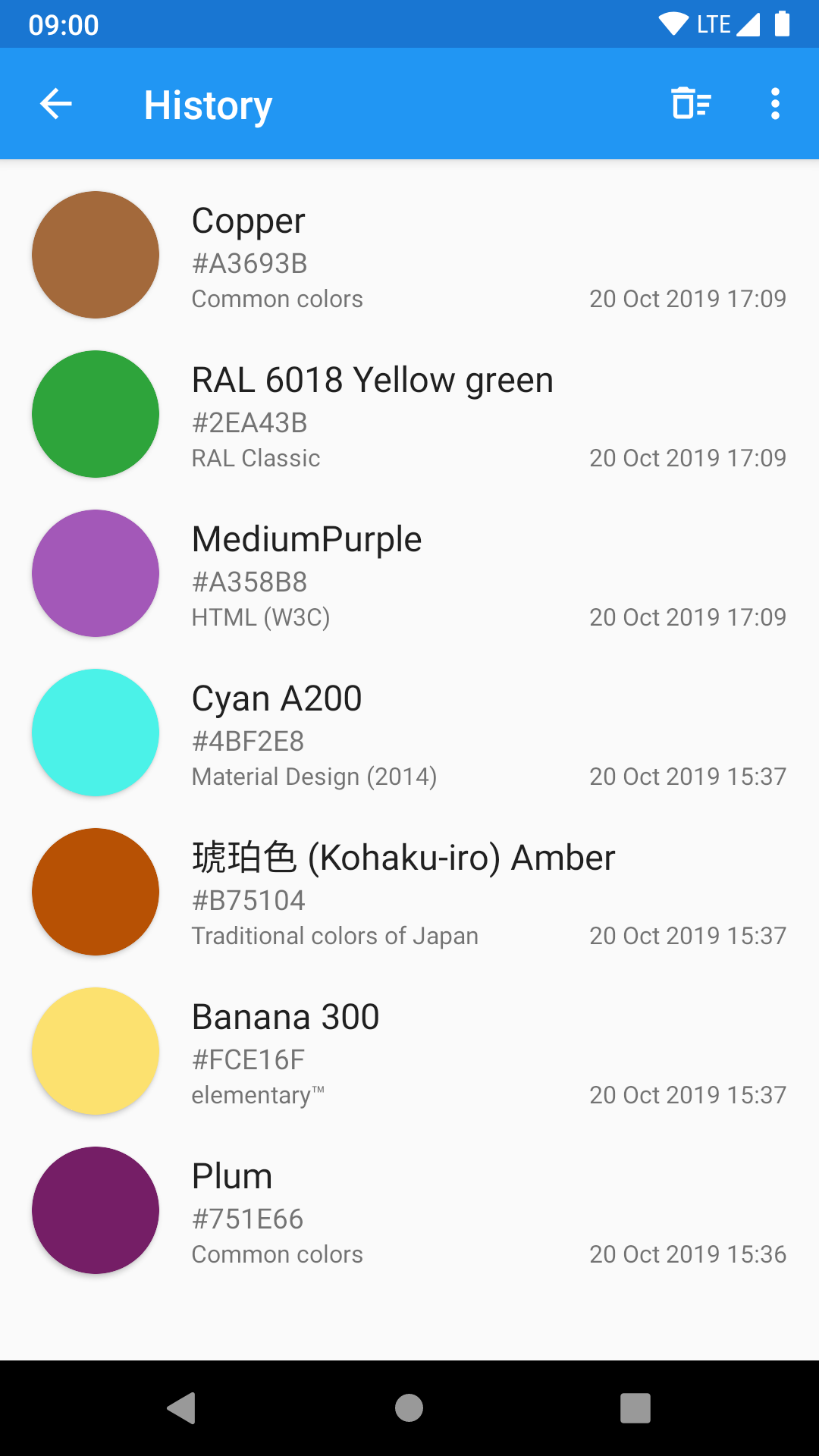اسکرین شات 3 برنامه Color Picker