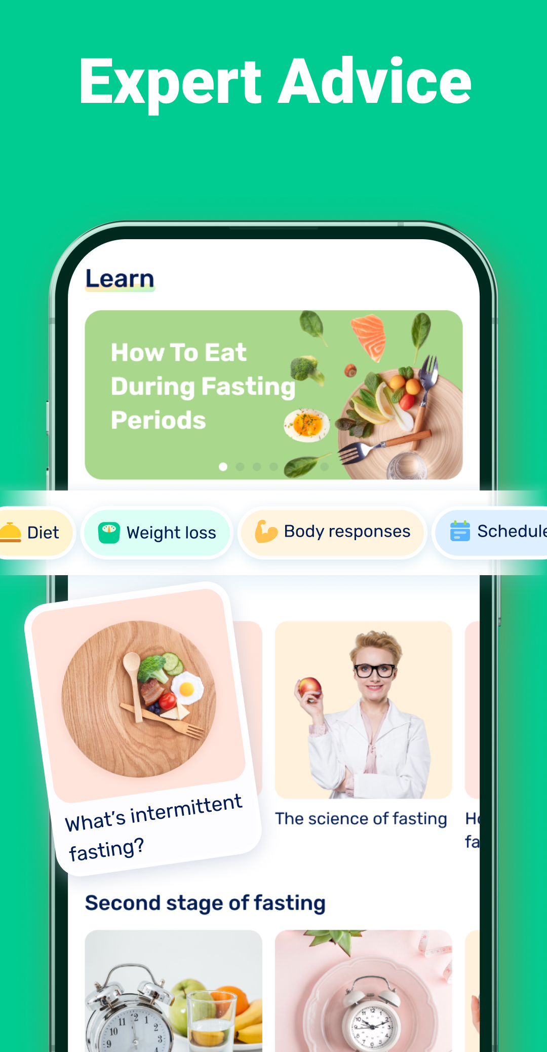 اسکرین شات 6 برنامه GoFasting Intermittent Fasting