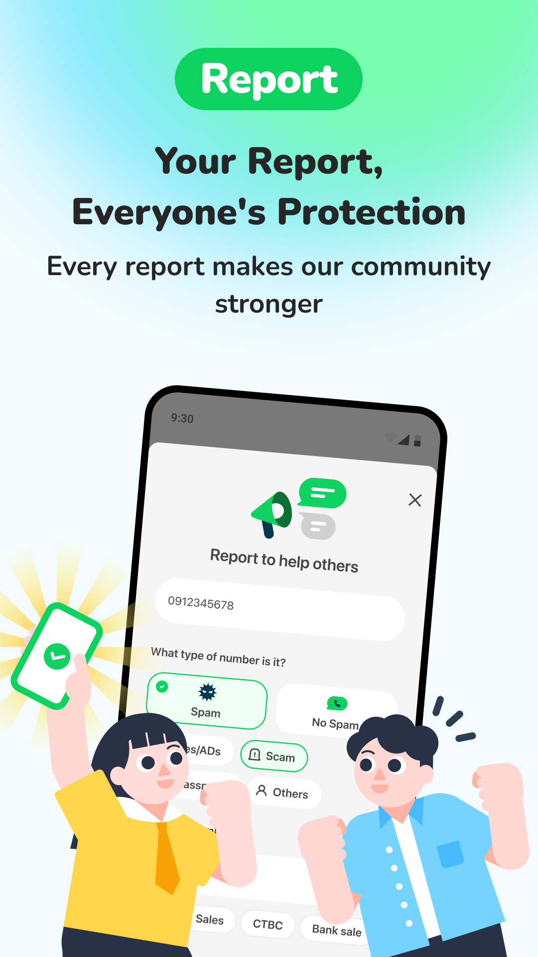 اسکرین شات 6 برنامه Whoscall: Caller ID & Block