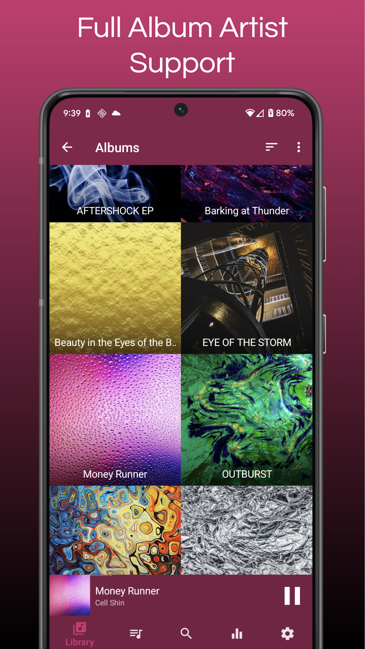 اسکرین شات 4 برنامه GoneMAD Music Player